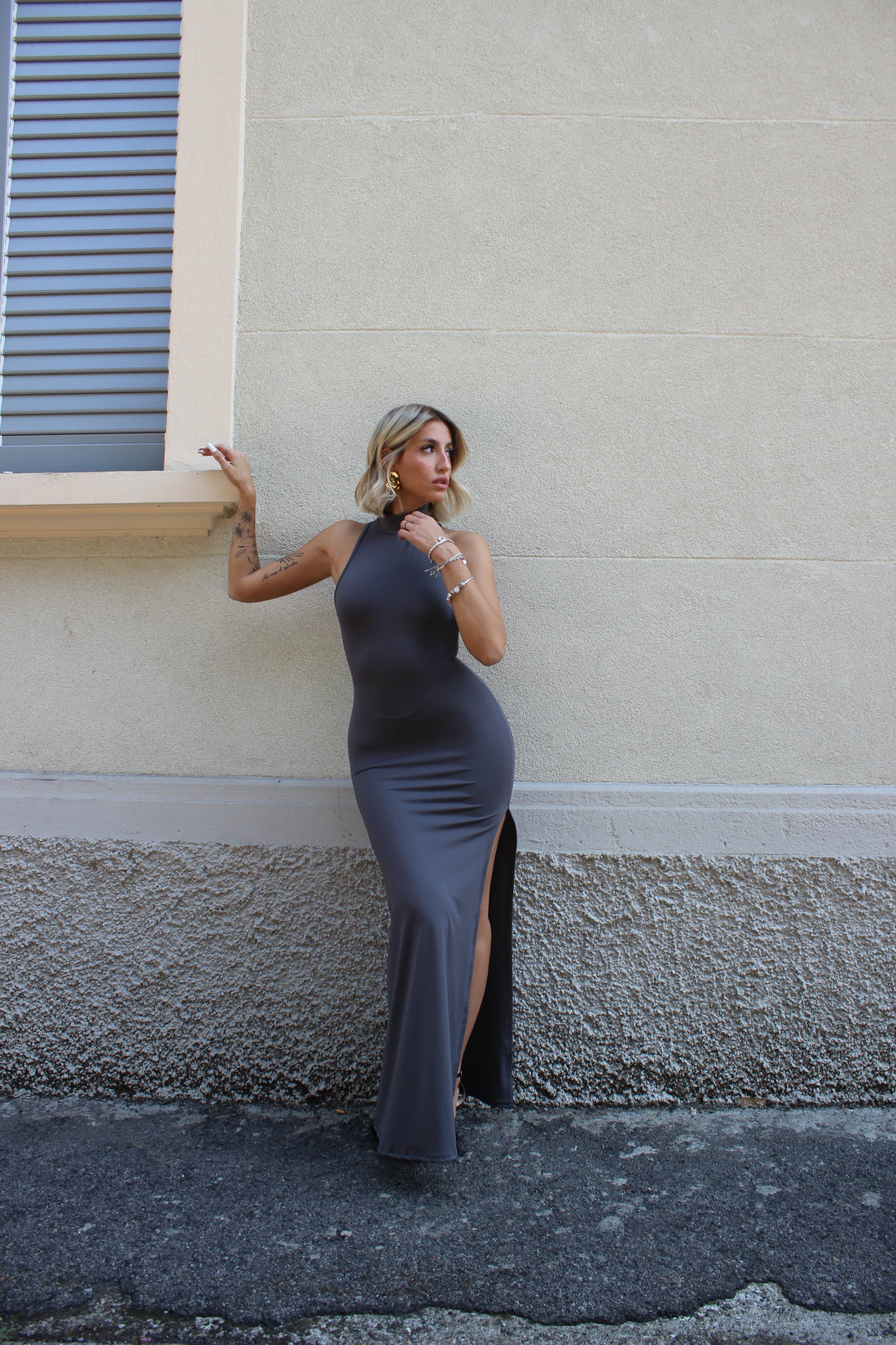 Abito Monique Grigio