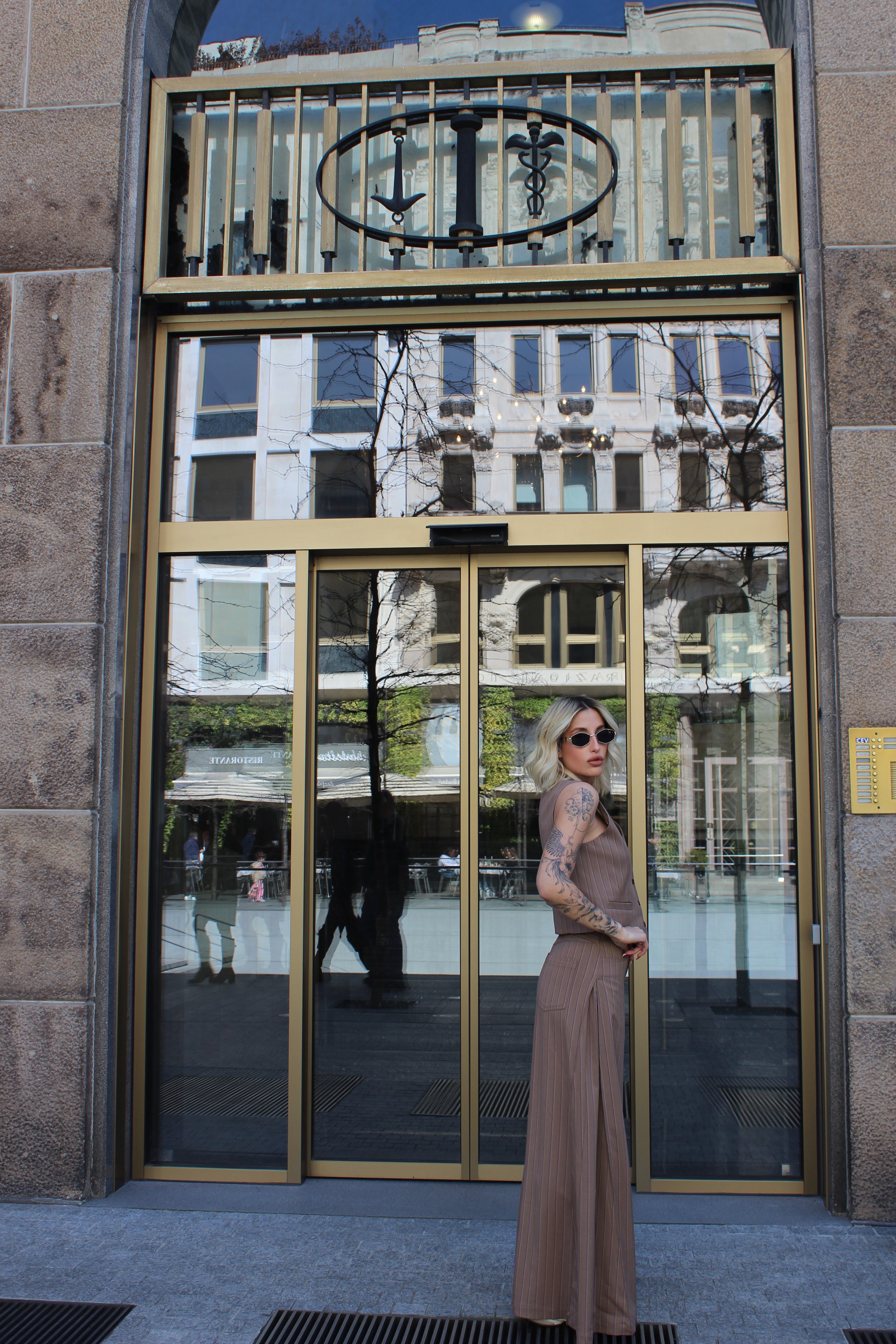 Coordinato Gilet Gessato