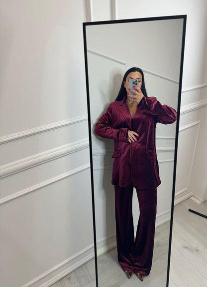 Tailleur in velvet