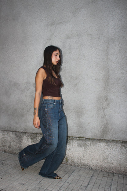 Jeans Luxury Maculato