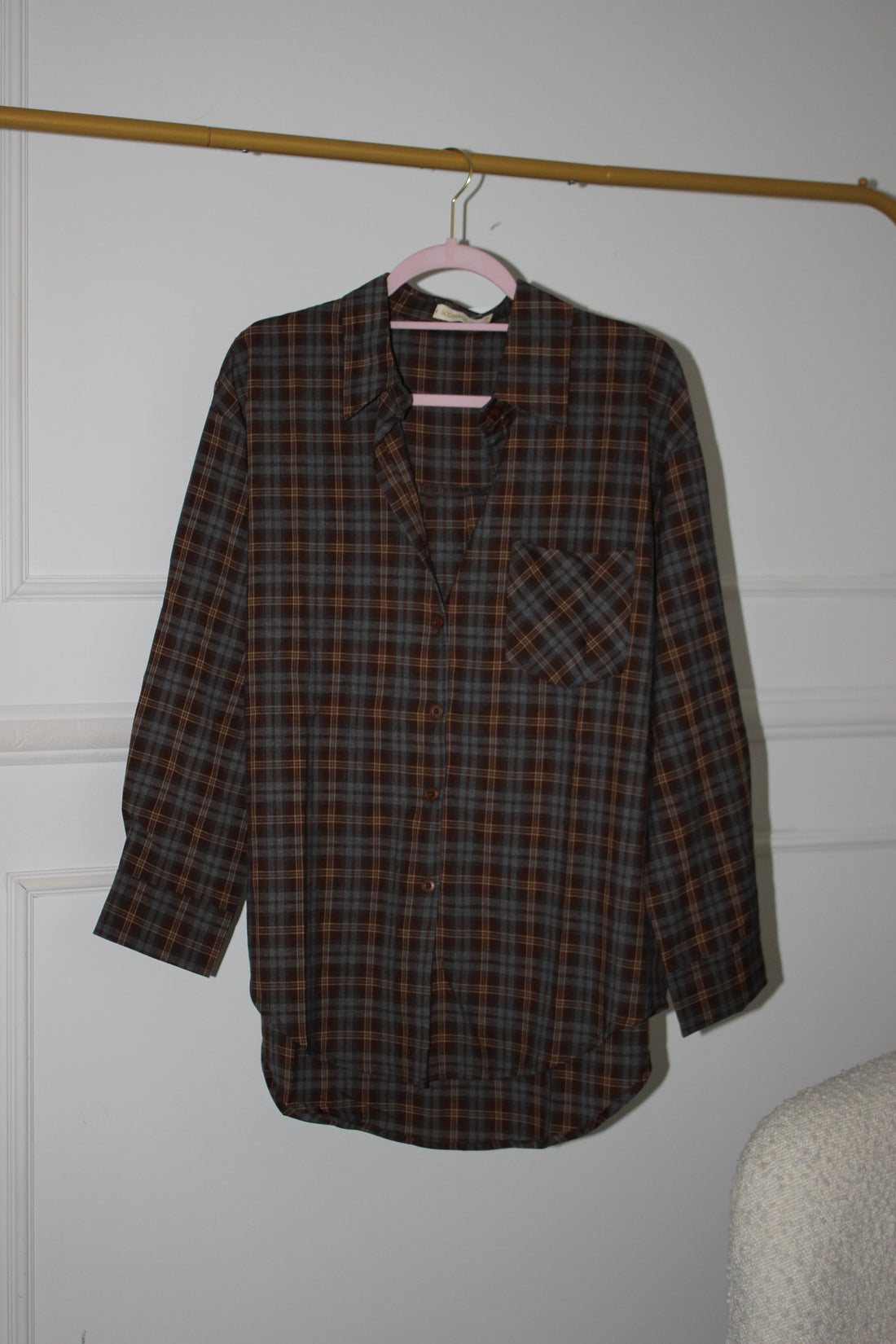 Camicia Check grey
