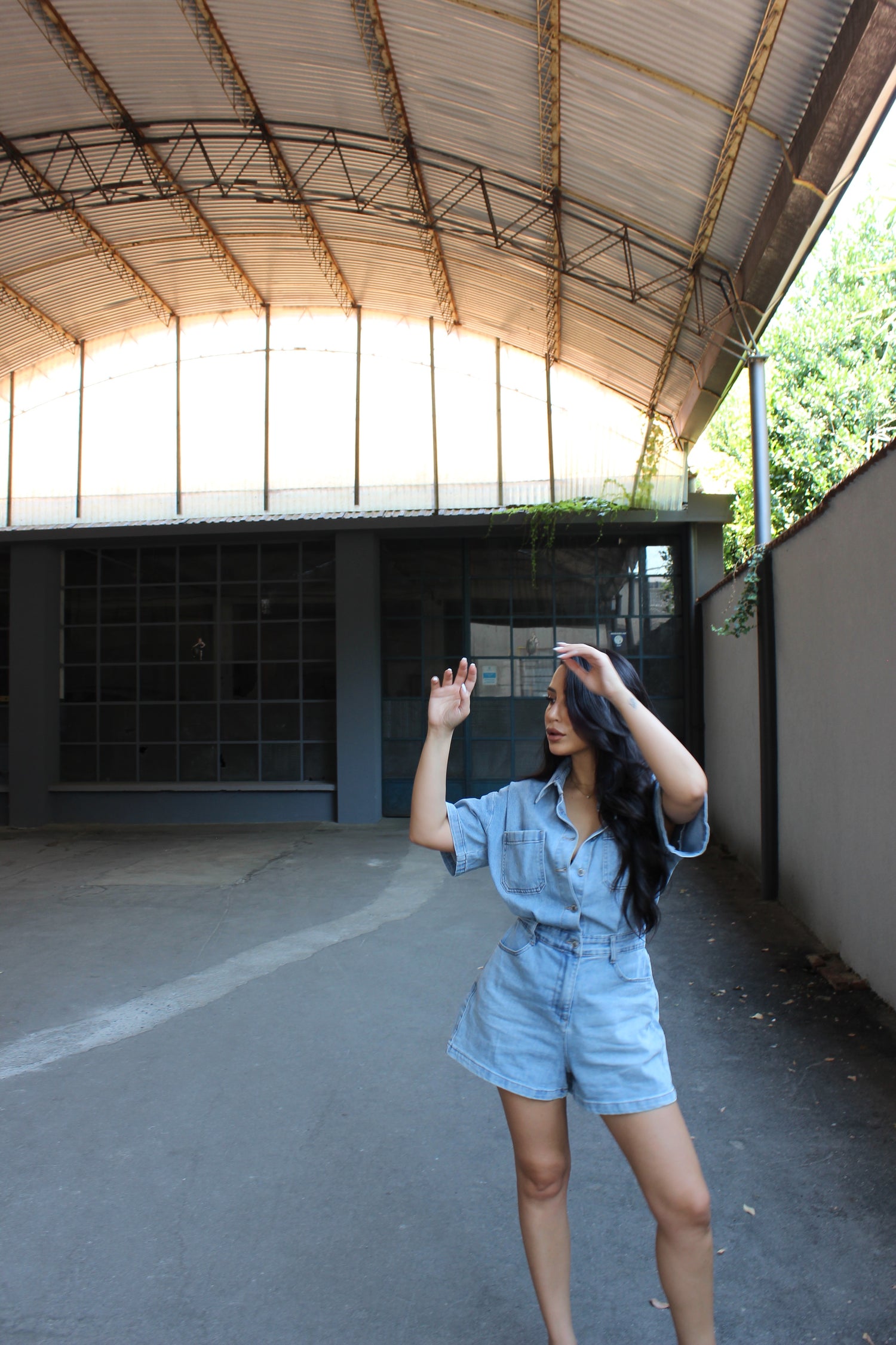 Playsuit jeans