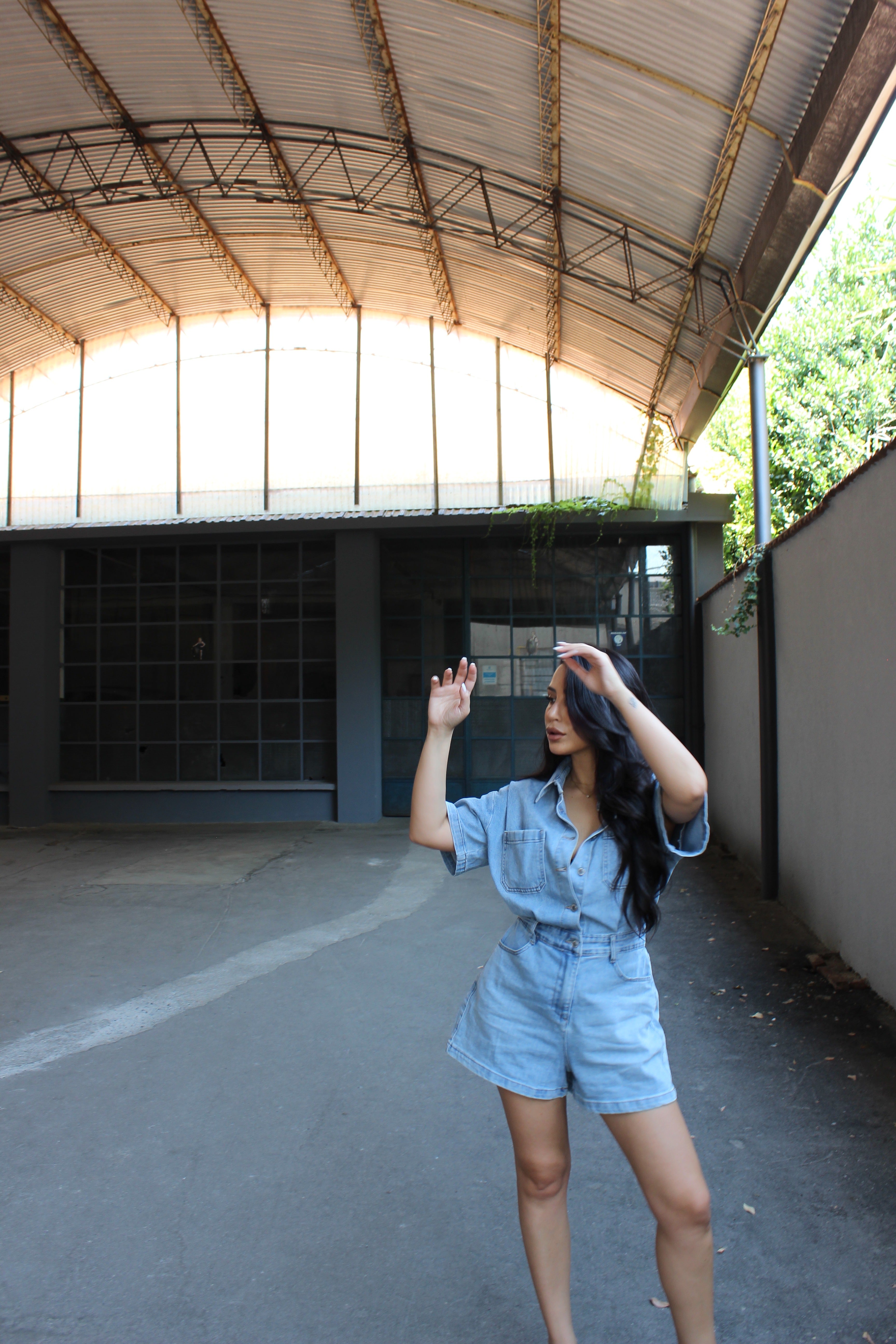 Playsuit jeans