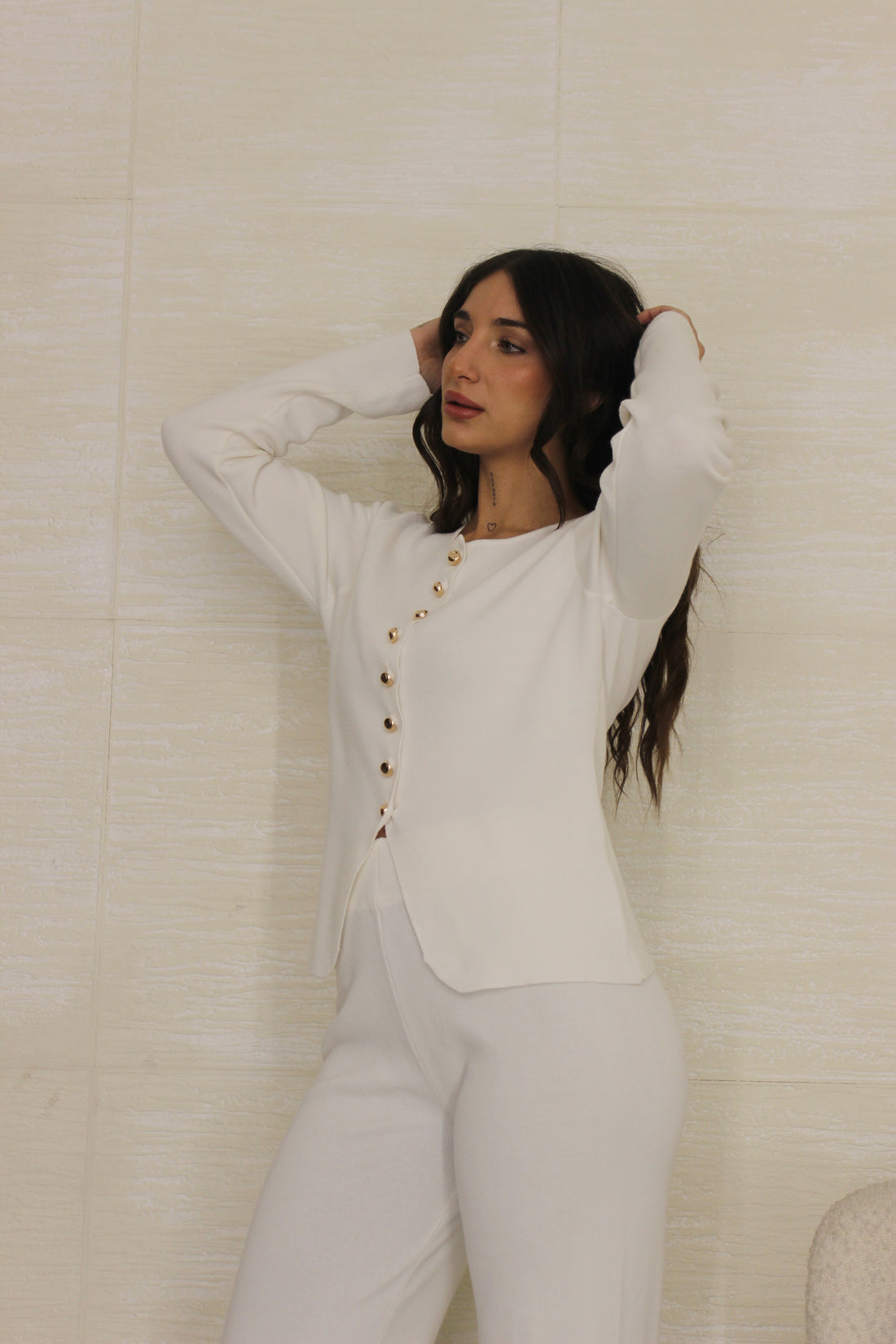 Completo comfy bianco