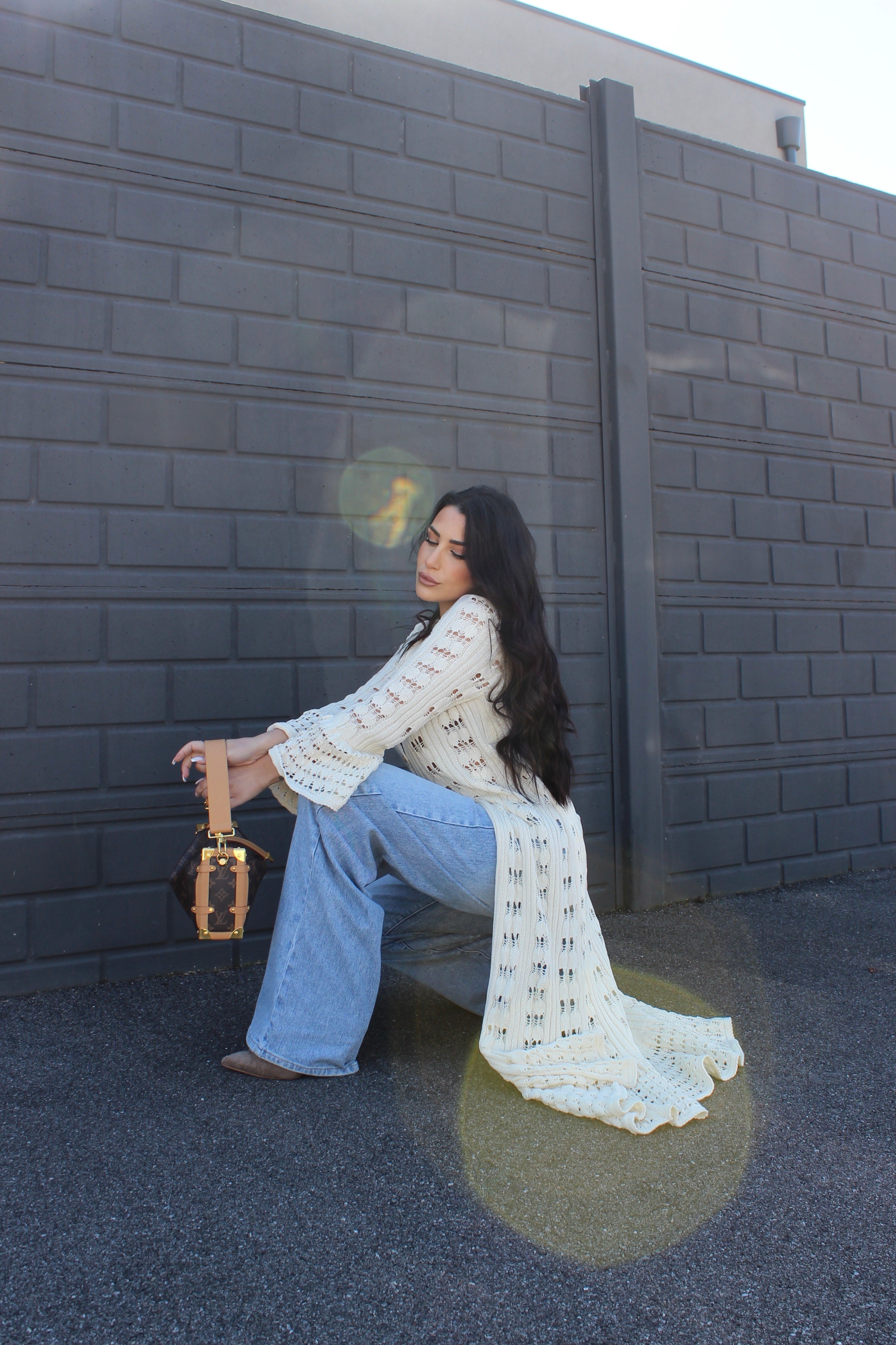 Kimono Crochet Panna