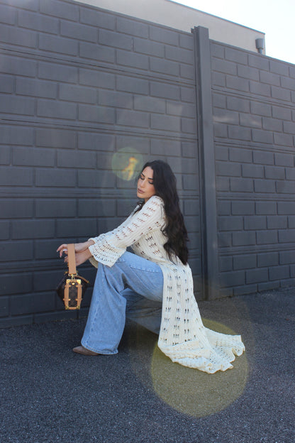Kimono Crochet Panna