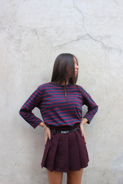 Maglia stripes blu