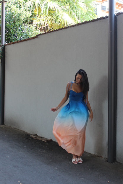 Abito Ombrè blu
