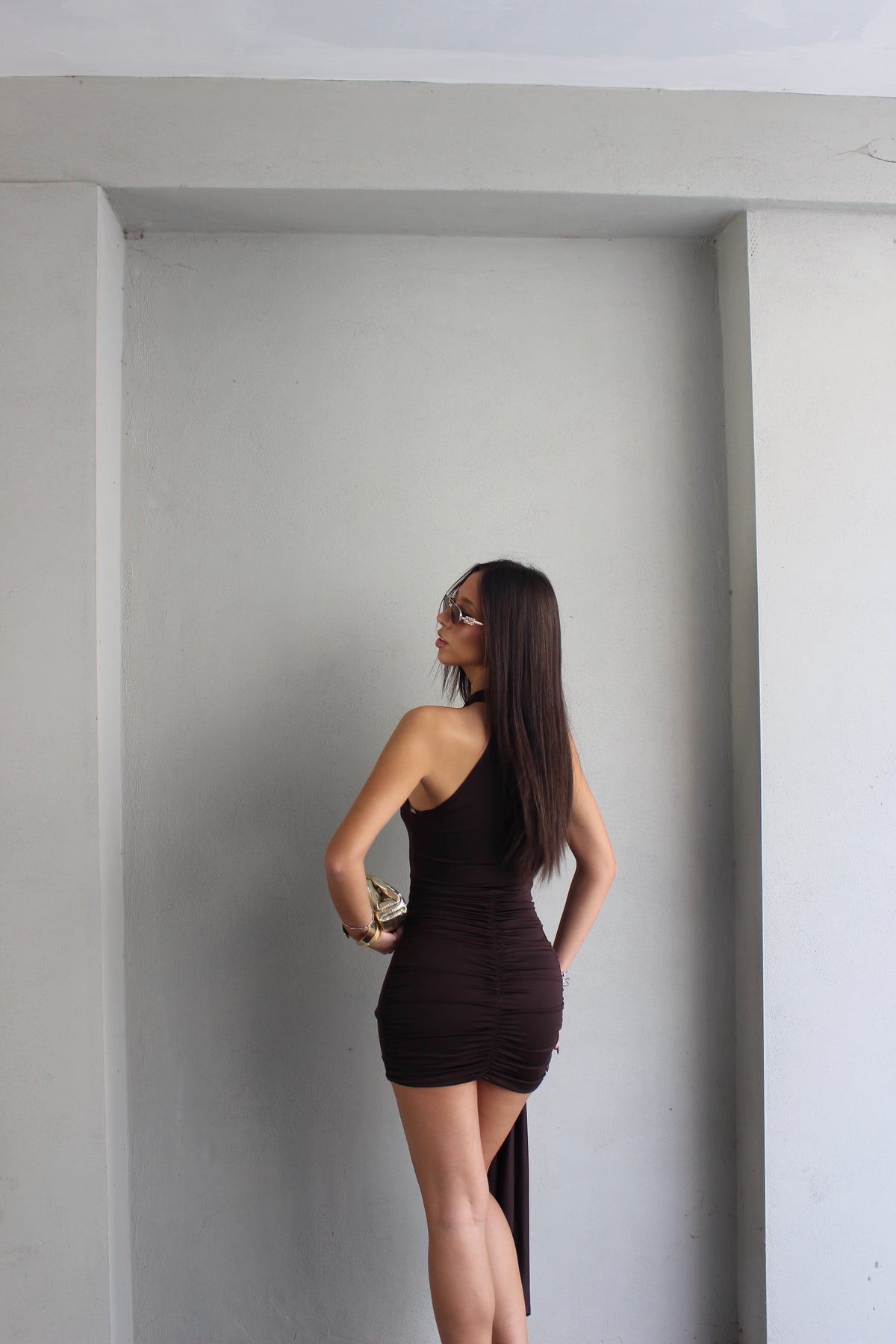 Abito Naomi cioccolato