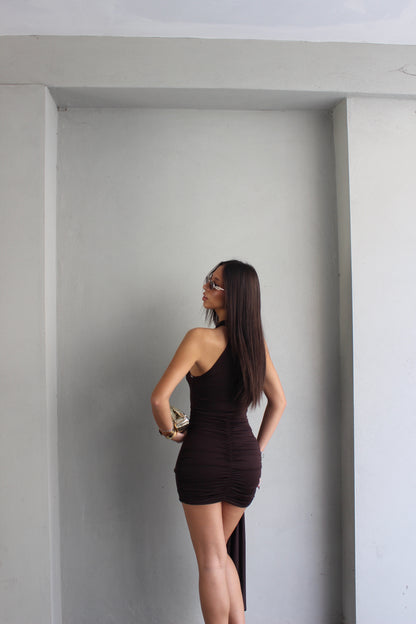 Abito Naomi cioccolato