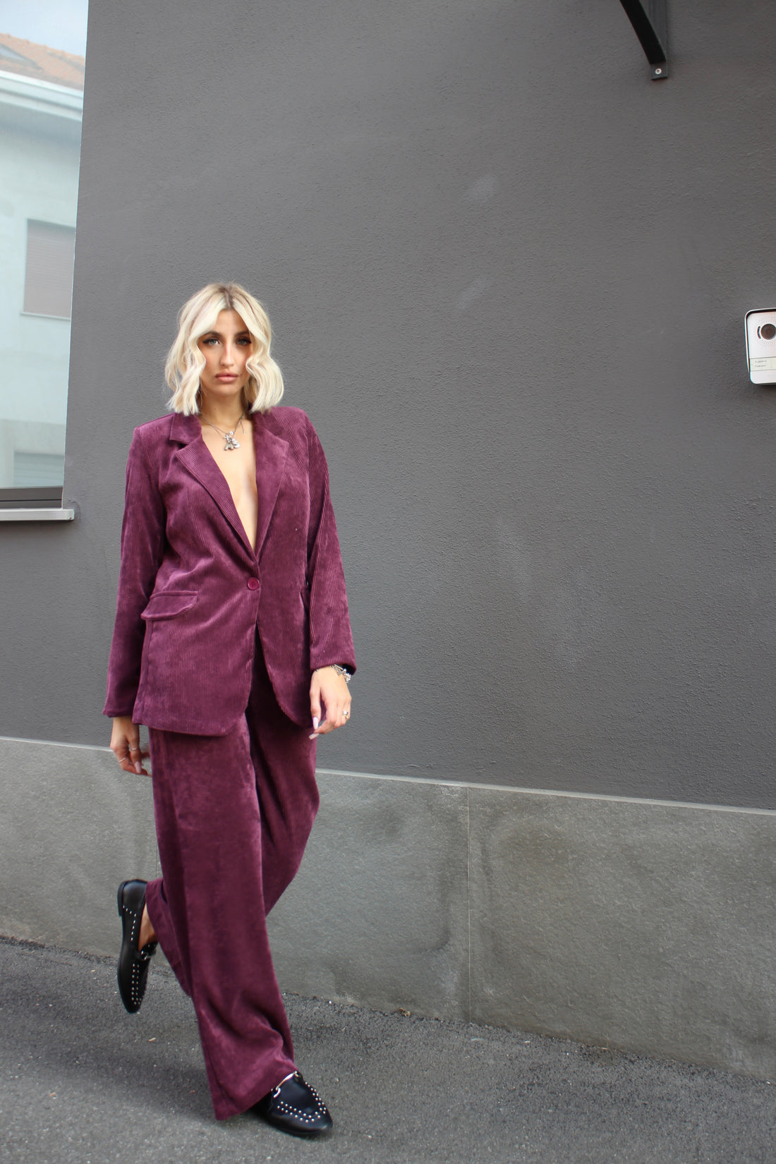 Completo Costine Bordeaux