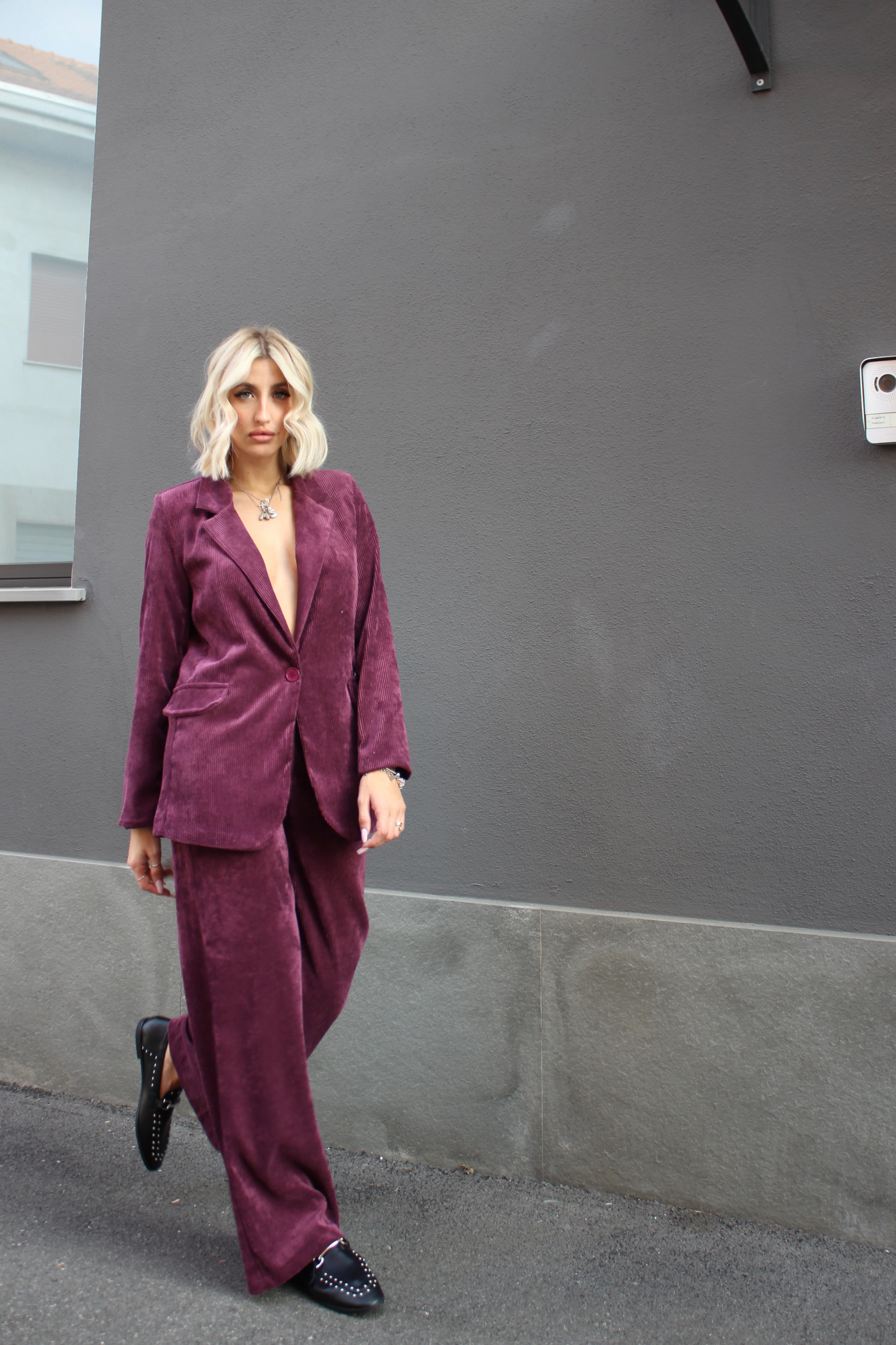 Completo Costine Bordeaux