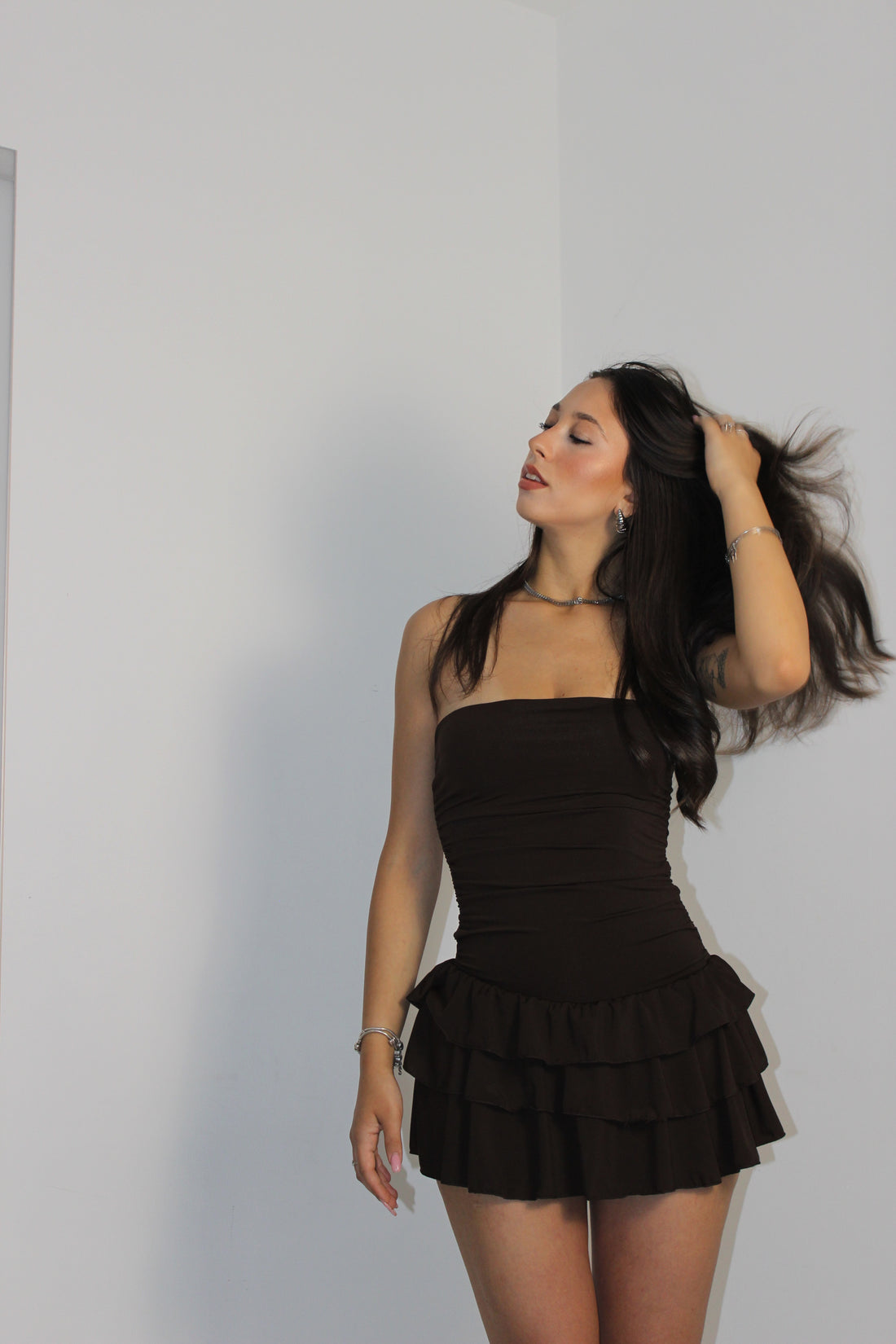 Playsuit basic cioccolato