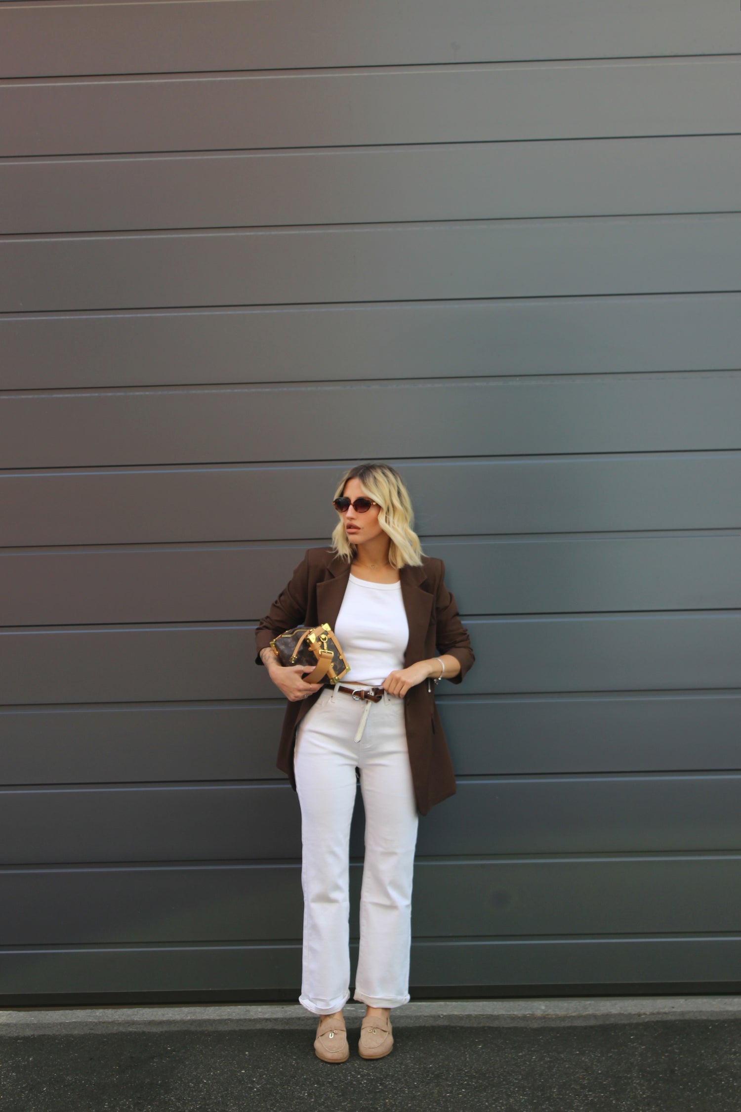 Jeans Mom fit Bianco