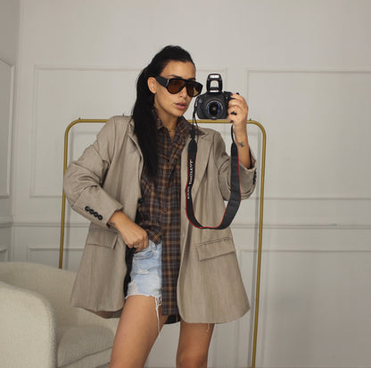 Camicia Check grey