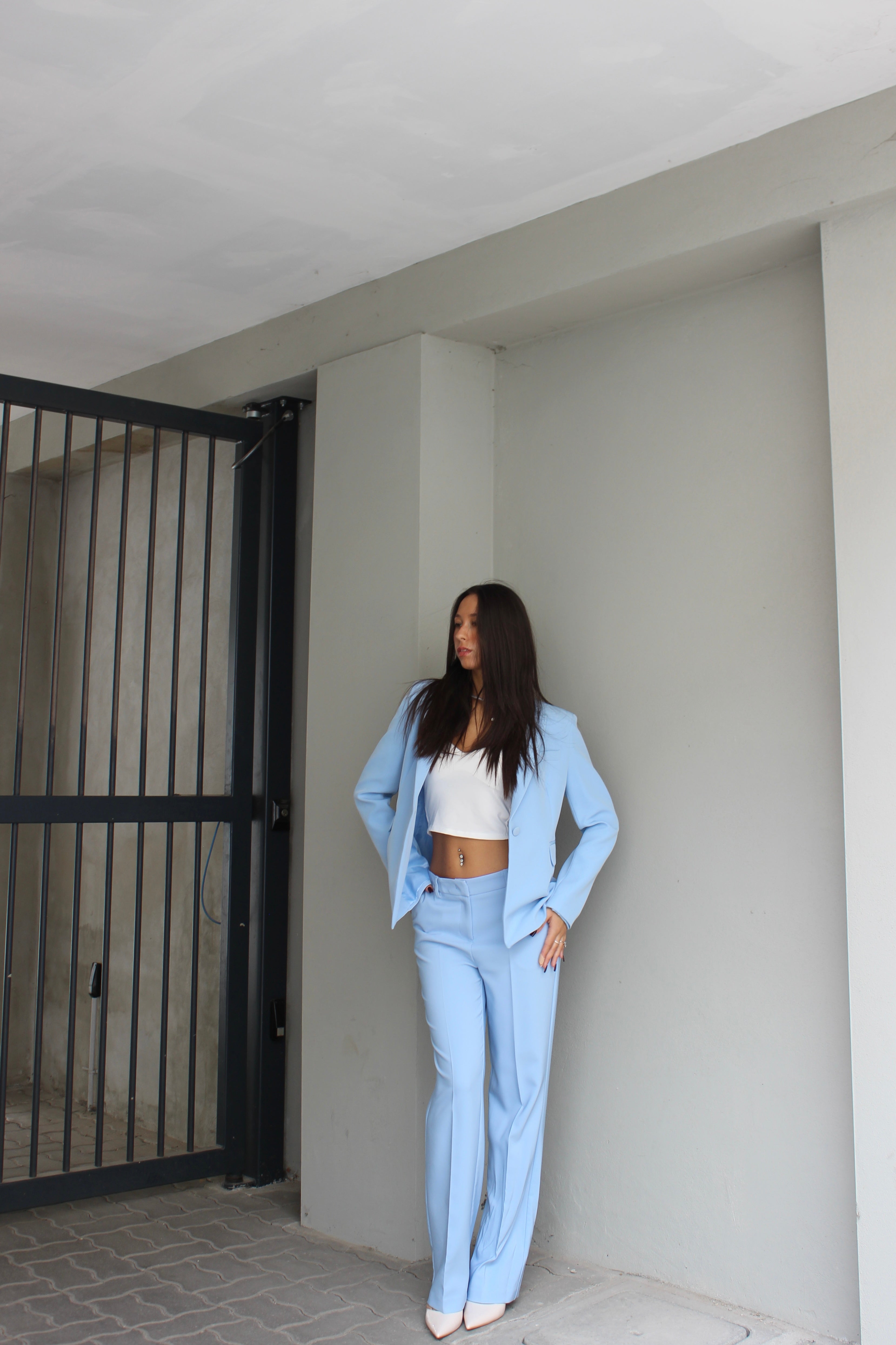 Tailleur Azzurro