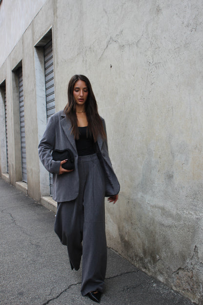 Completo Microstrass Grigio