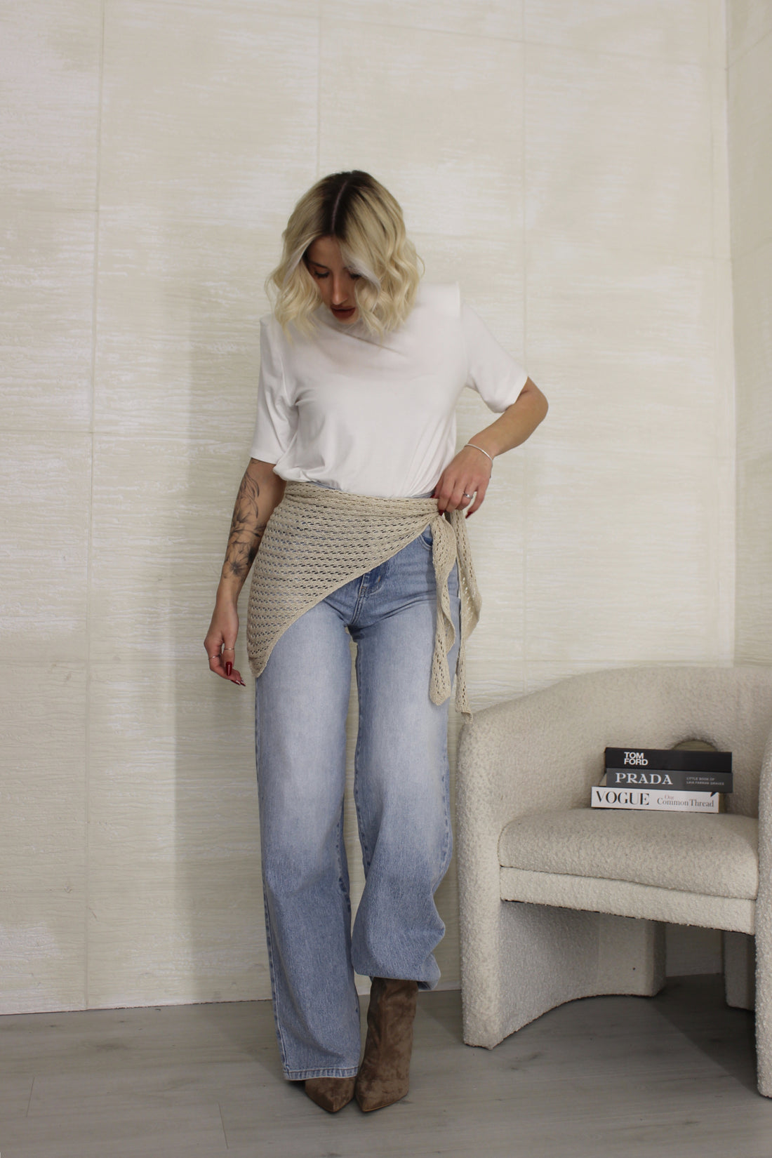 Cintura Pareo Beige