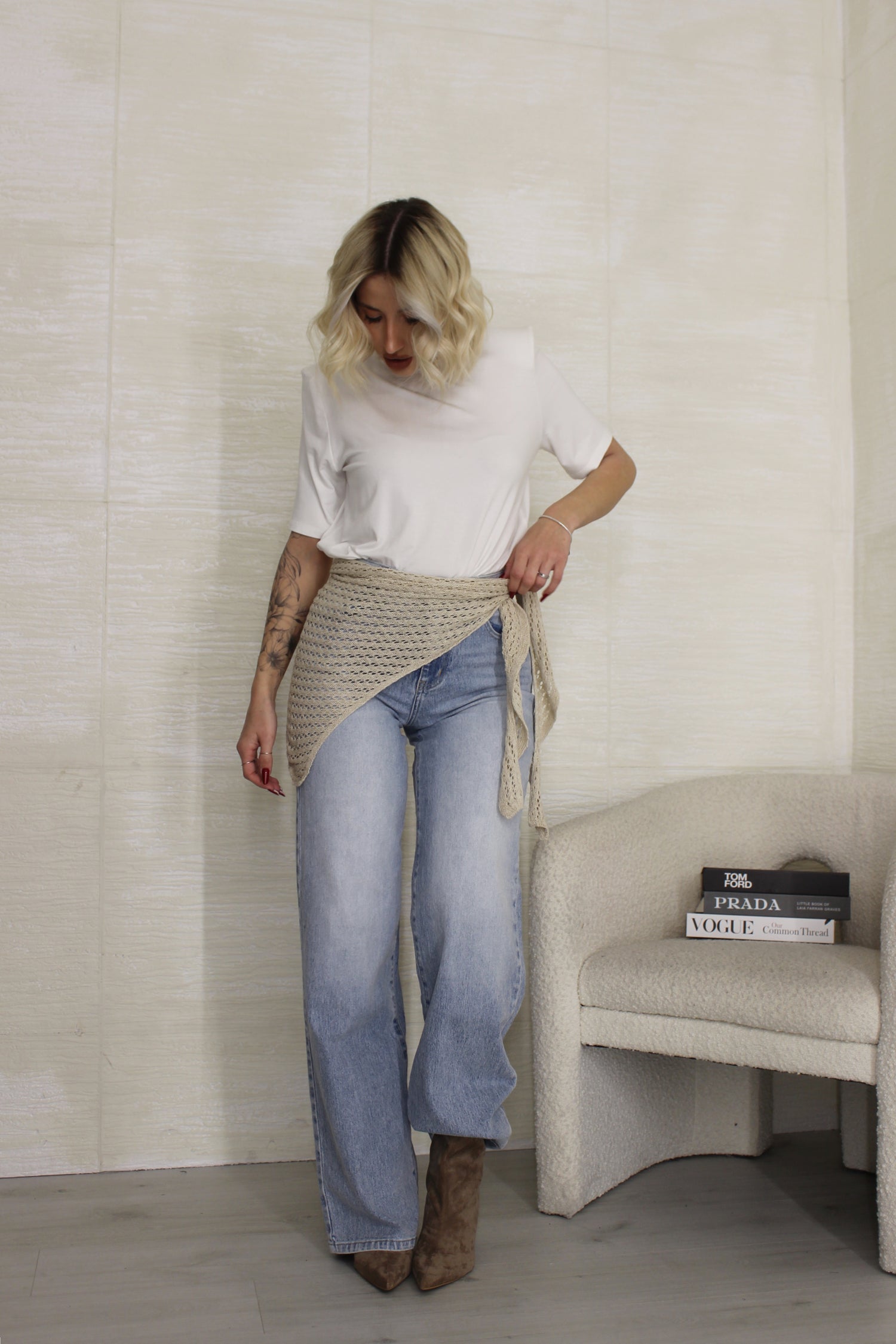Cintura Pareo Beige