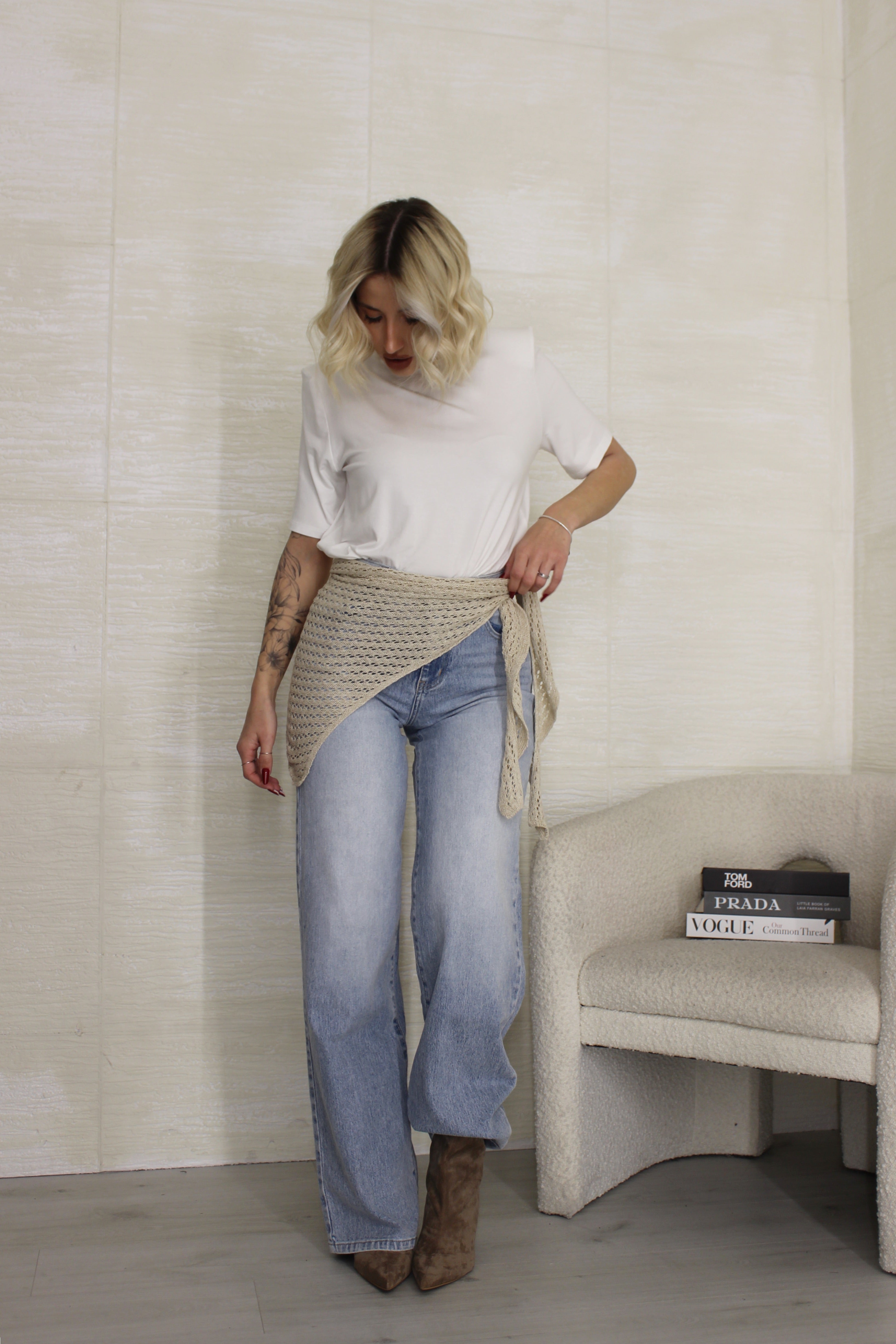 Cintura Pareo Beige
