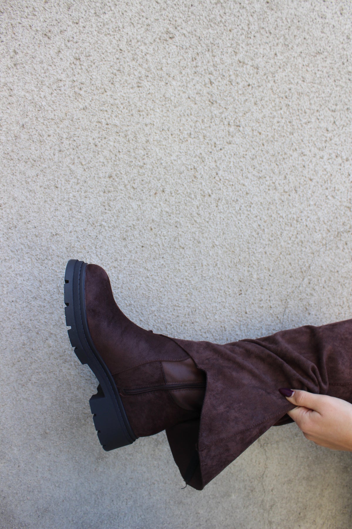 Biker boots cioccolato