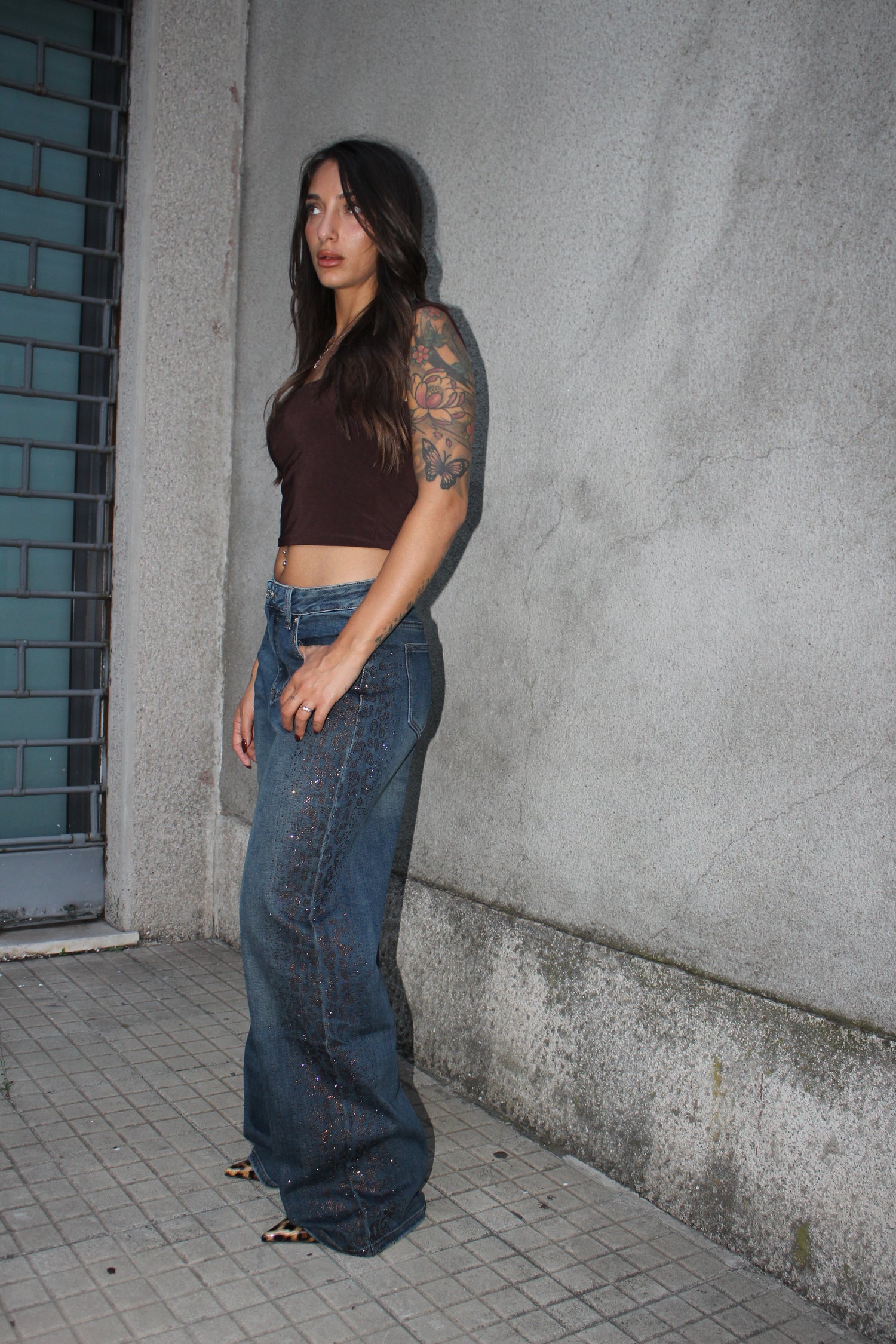Jeans Luxury Maculato