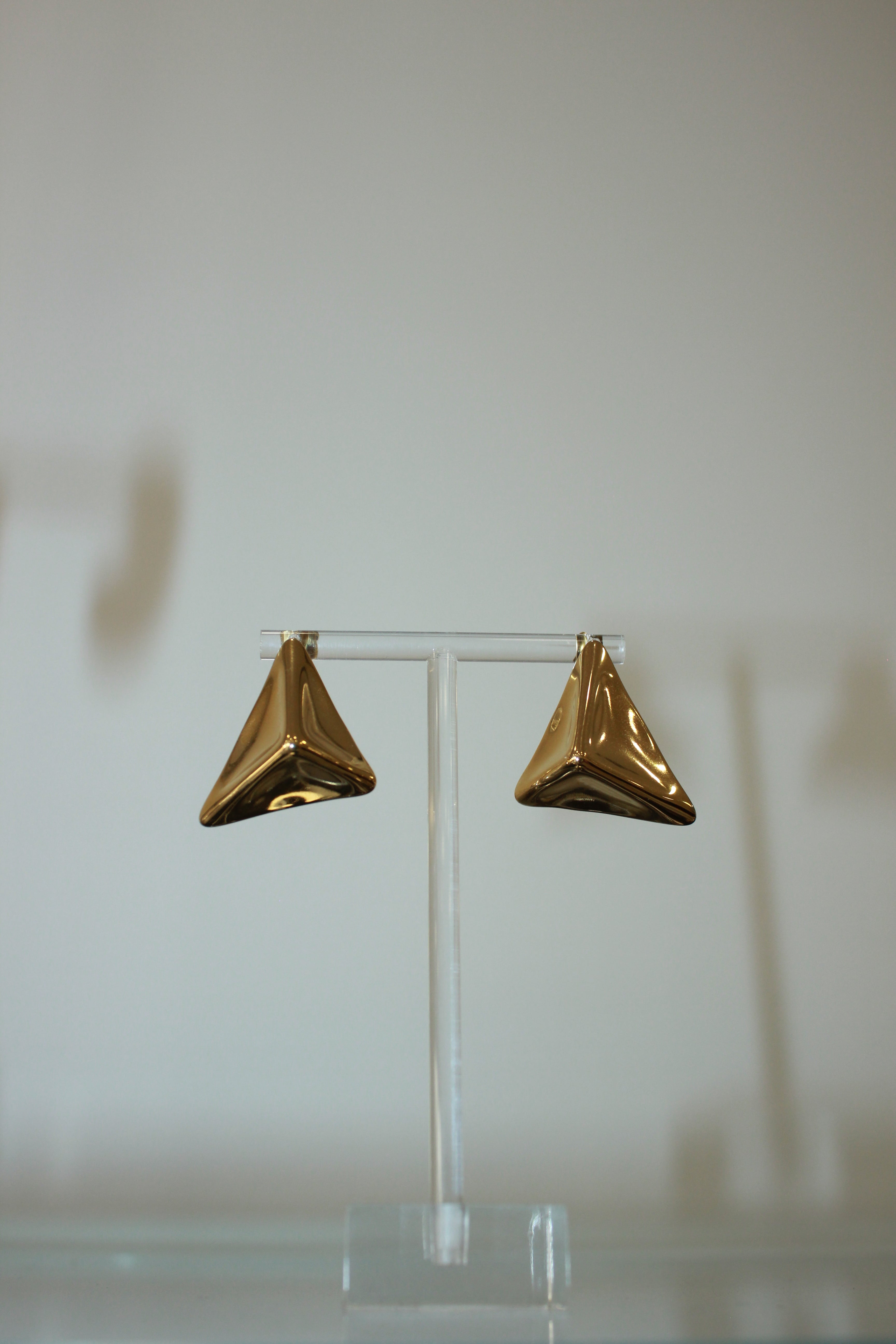 Orecchini triangle oro