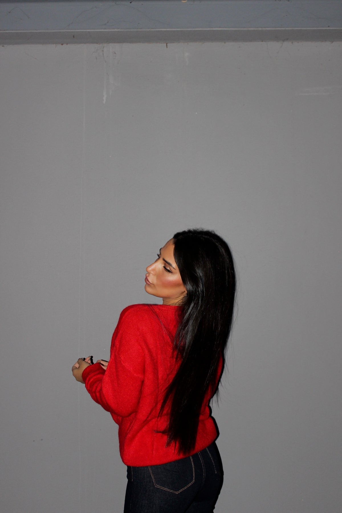Pull basic rosso