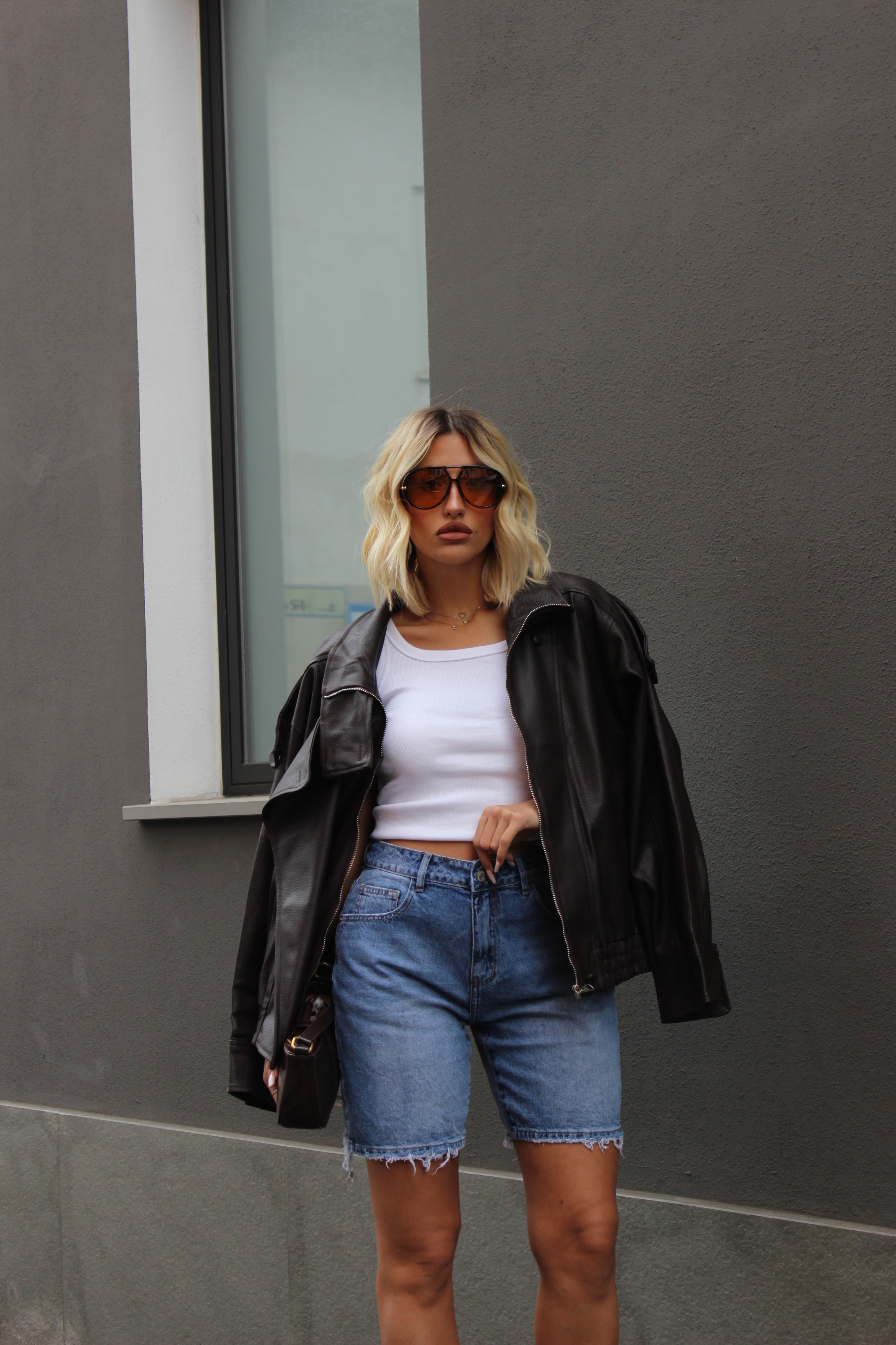 Bermuda light jeans