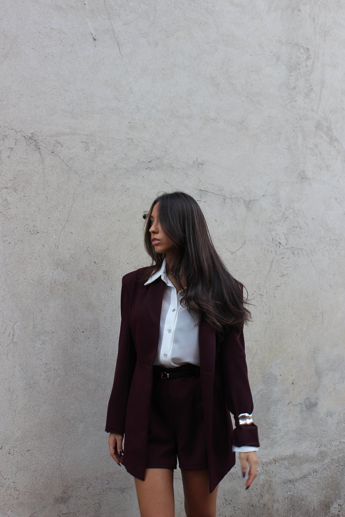 Coordinato Giselle burgundy