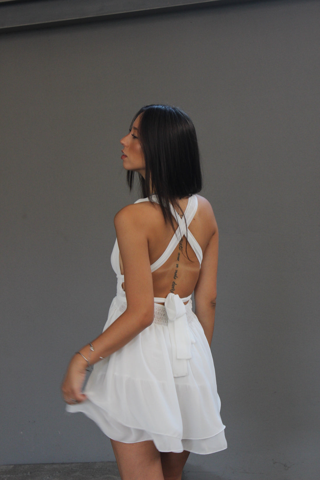 Abito zoe bianco