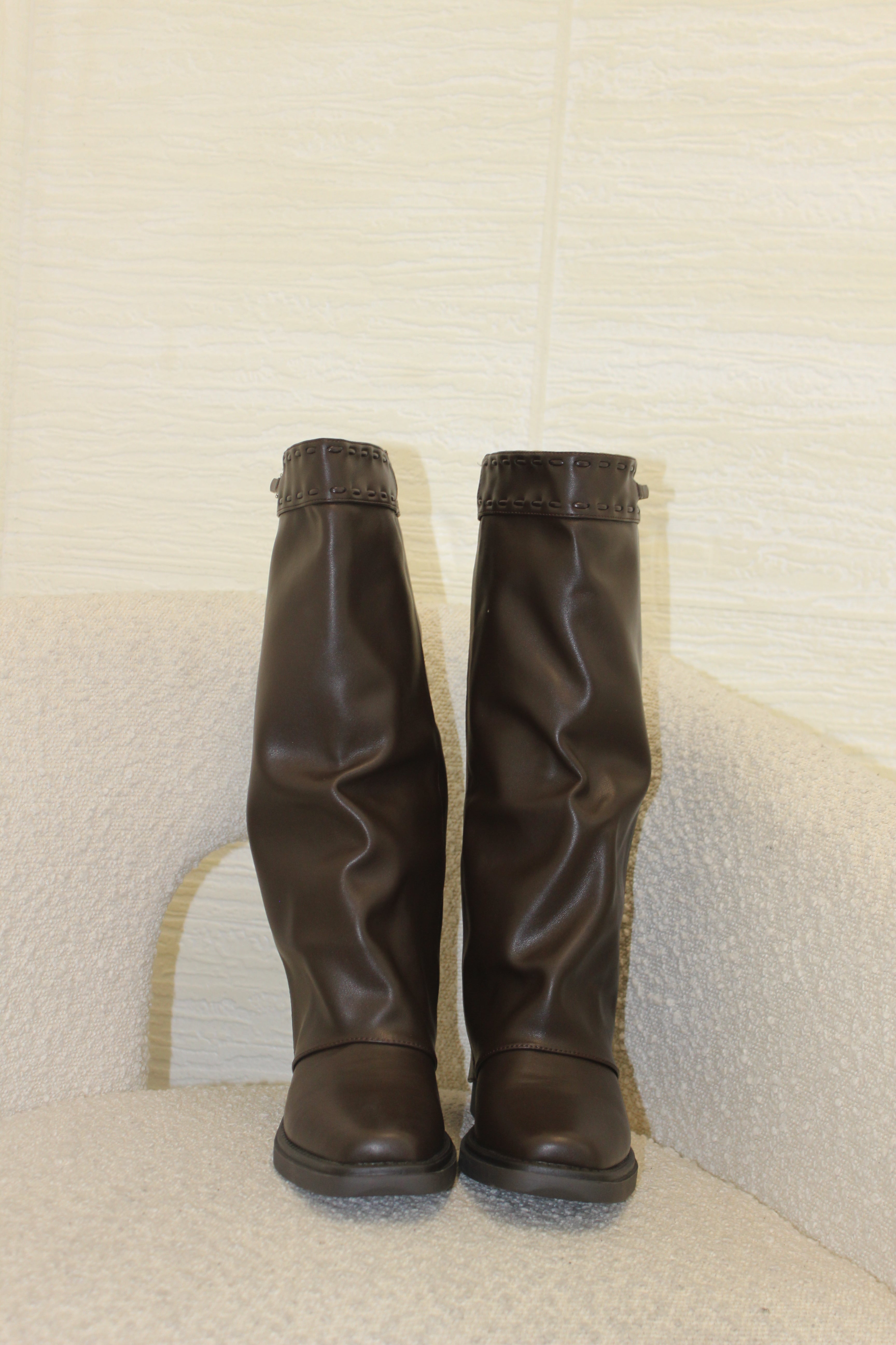 Boots Ecopelle Cioccolato