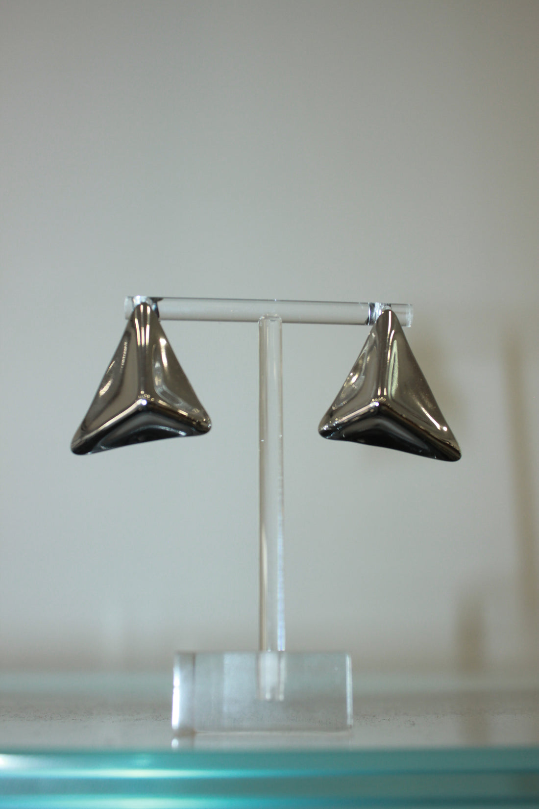 Orecchini triangle argento