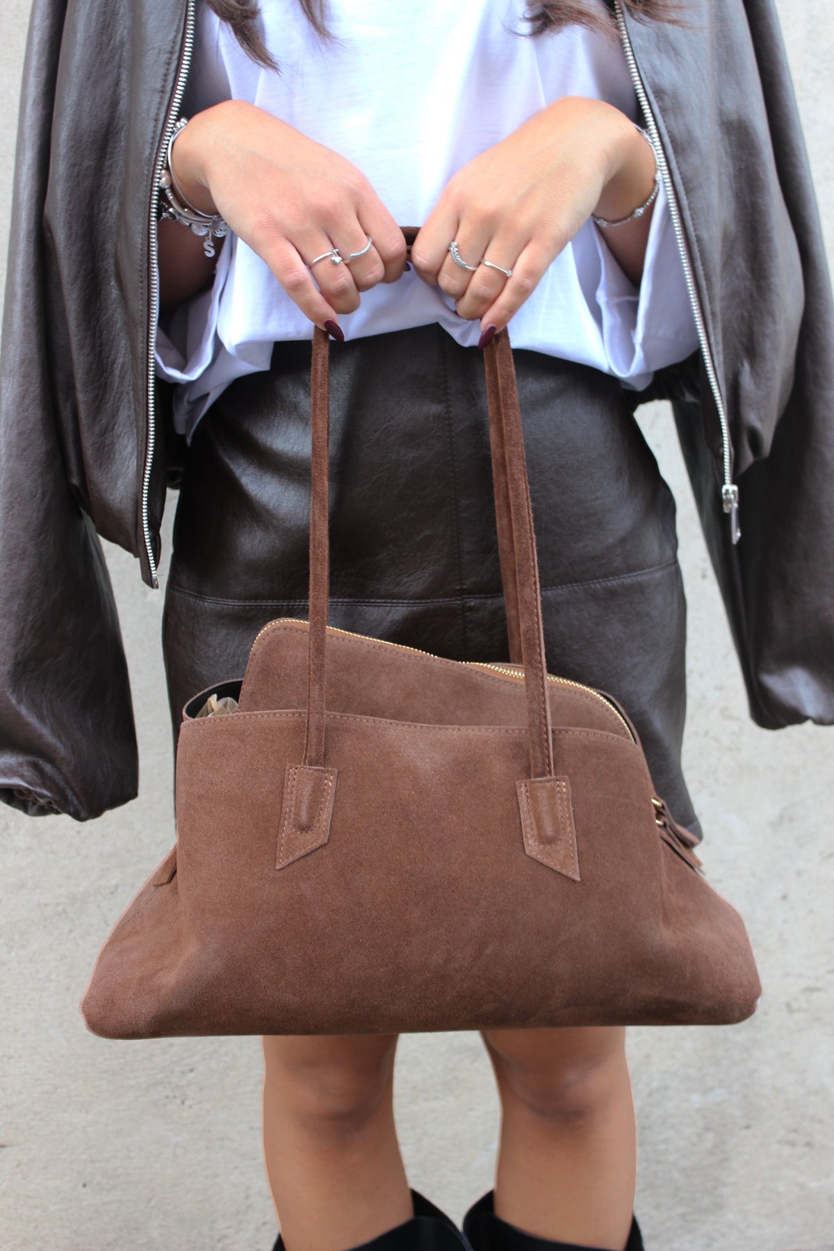 Borsa maxi the A taupe - PREORDER