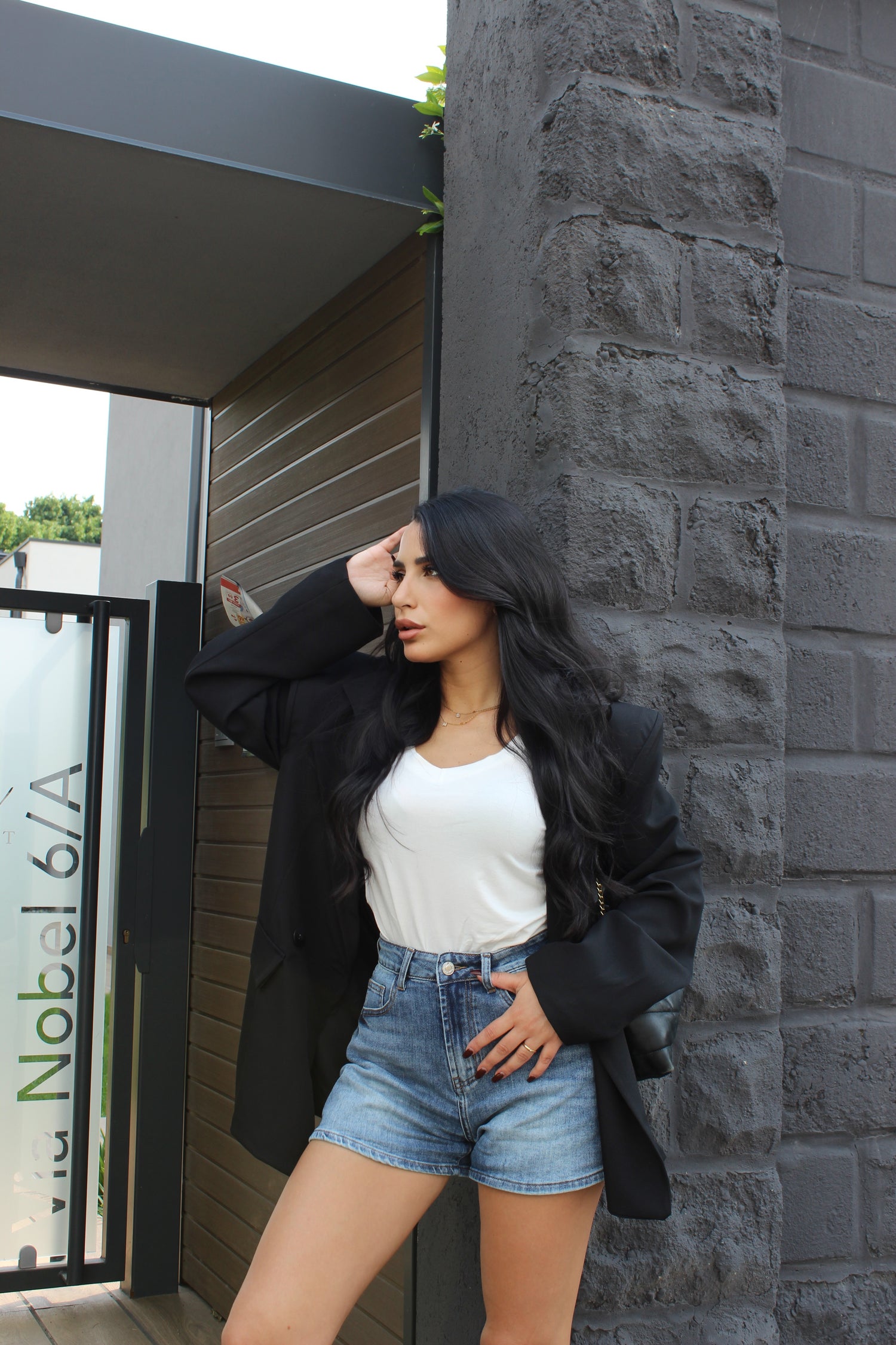 Shorts in jeans