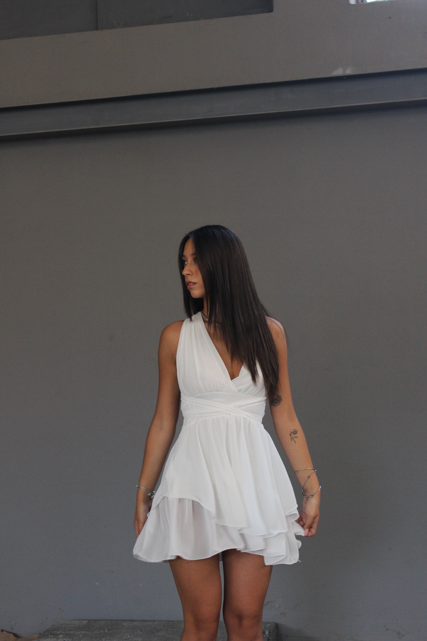 Abito zoe bianco