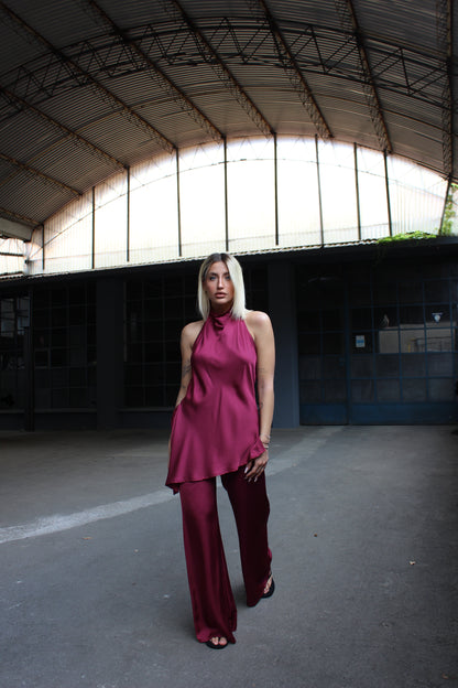 Coordinato caroline bordeaux