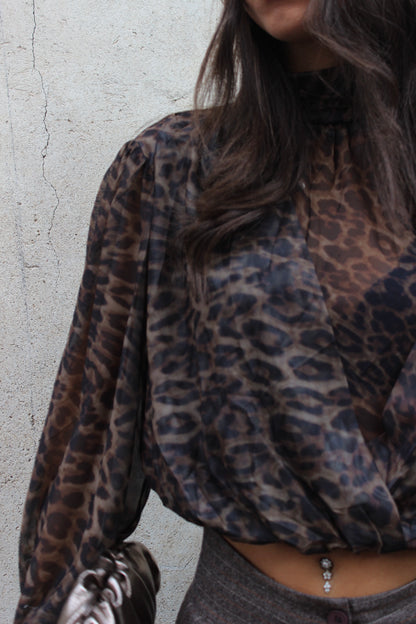 Blusa leopard