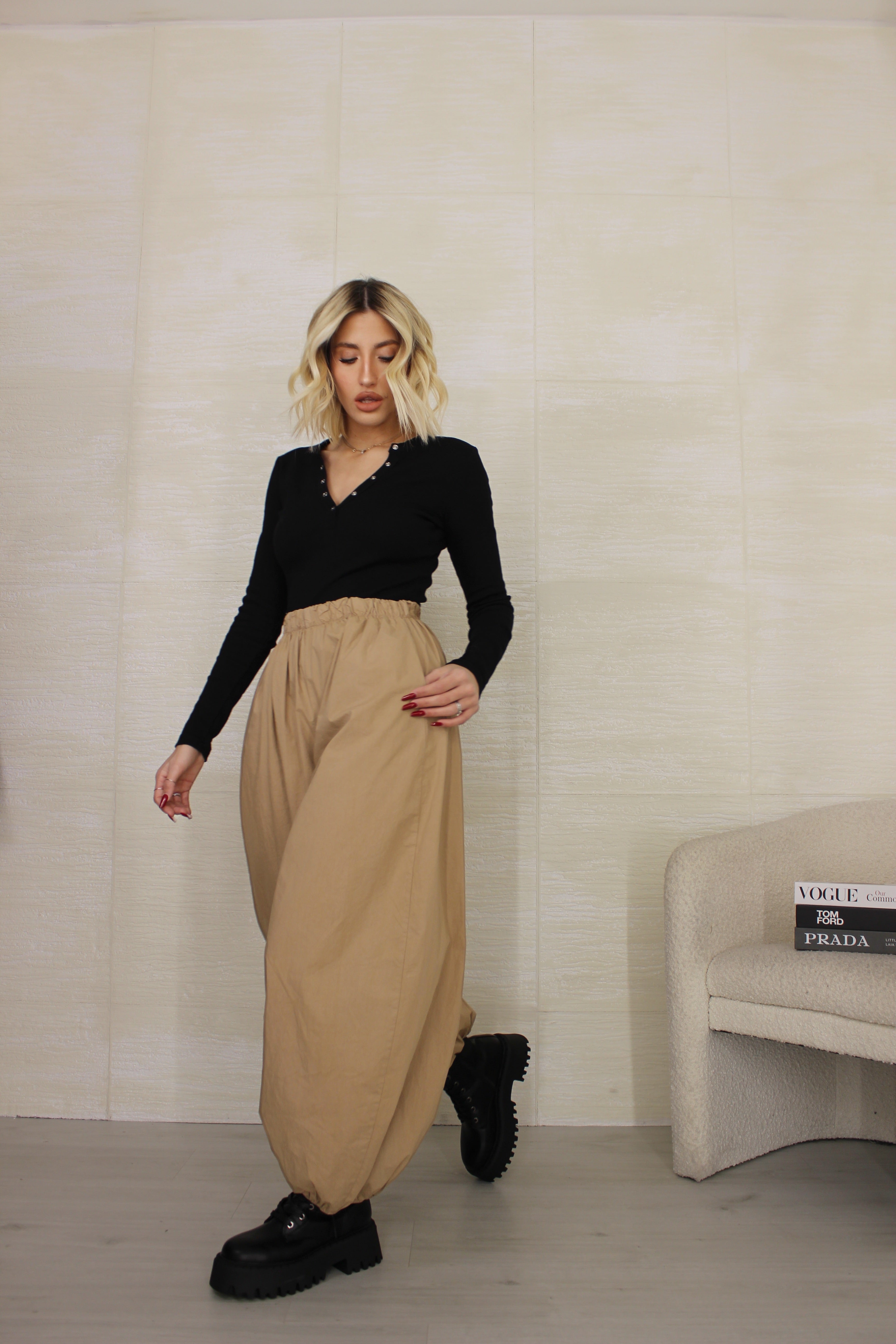 Pantalone  Balloon Camel