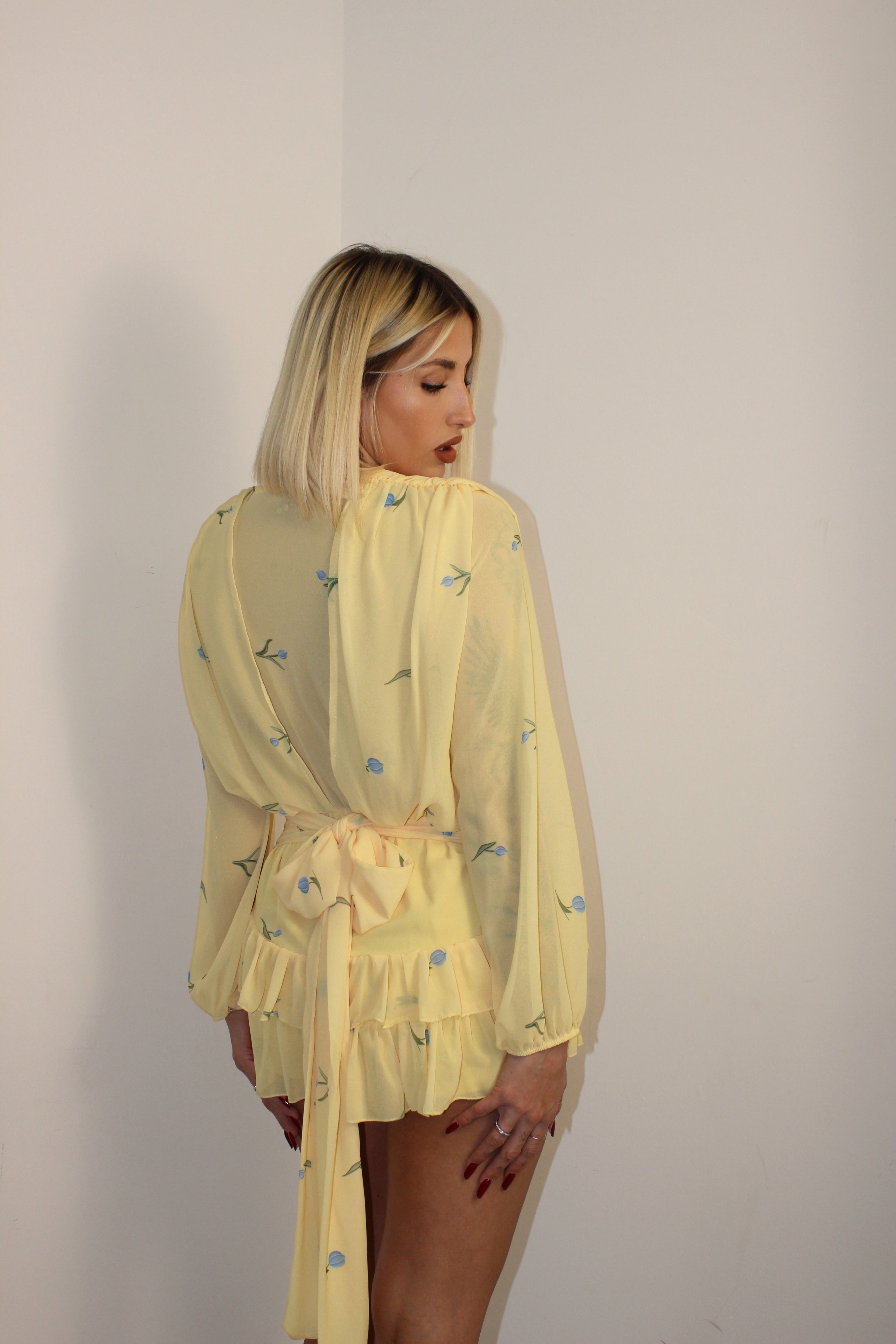 Playsuit primavera Giallo