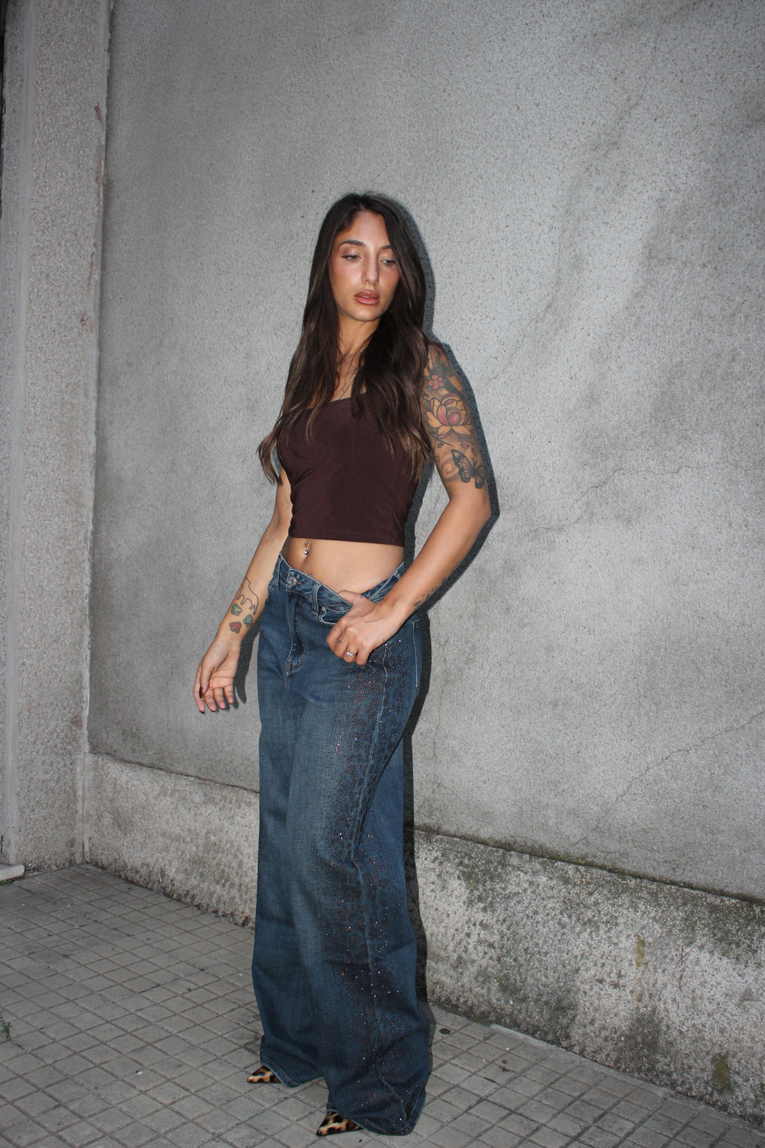 Jeans Luxury Maculato