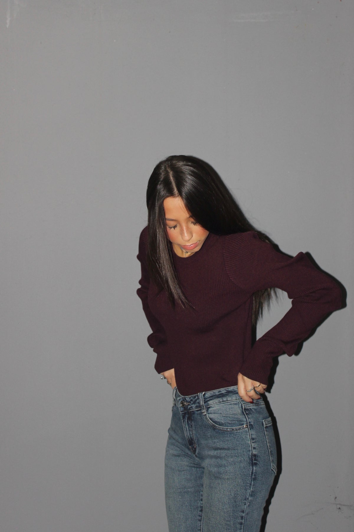 pull Butterfly burgundy