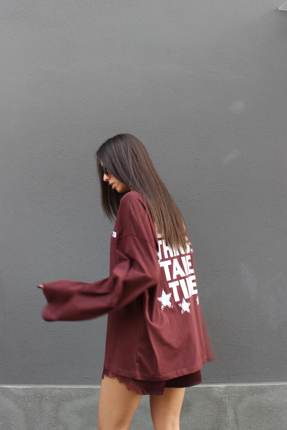 Maglia TIME burgundy