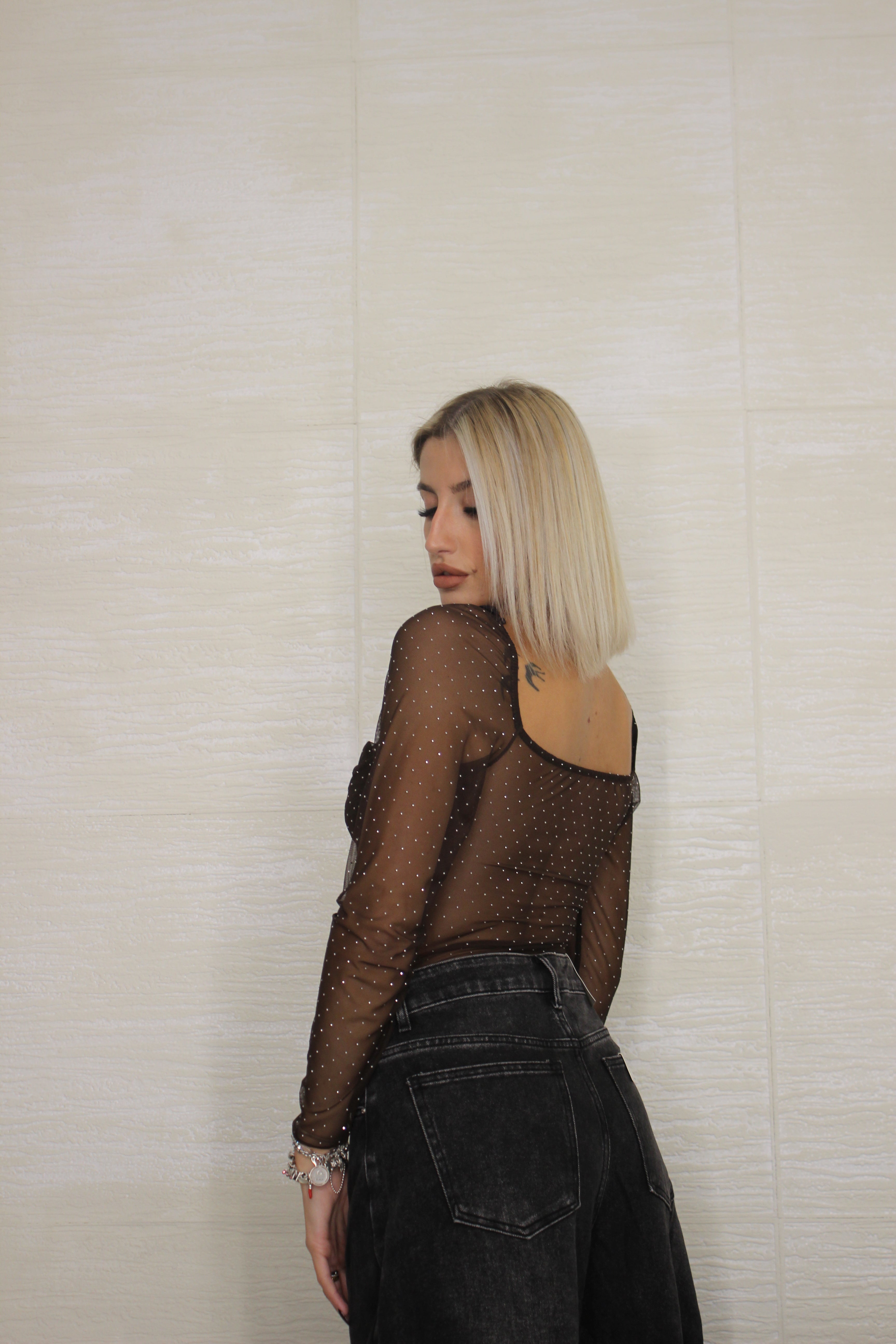 Body Strass Cioccolato