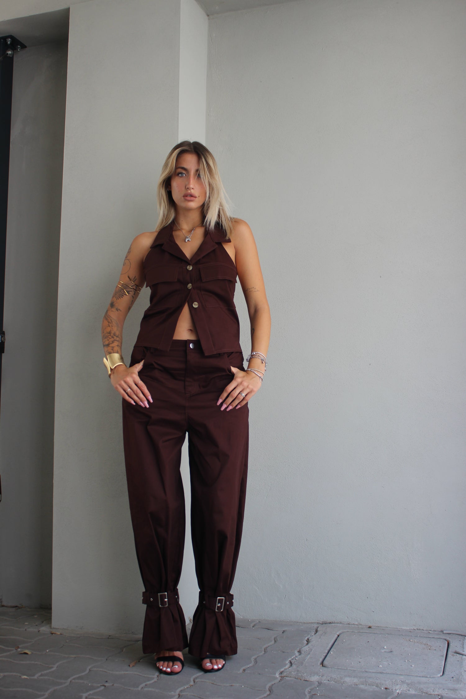 Coordinato Belt  Chocolate
