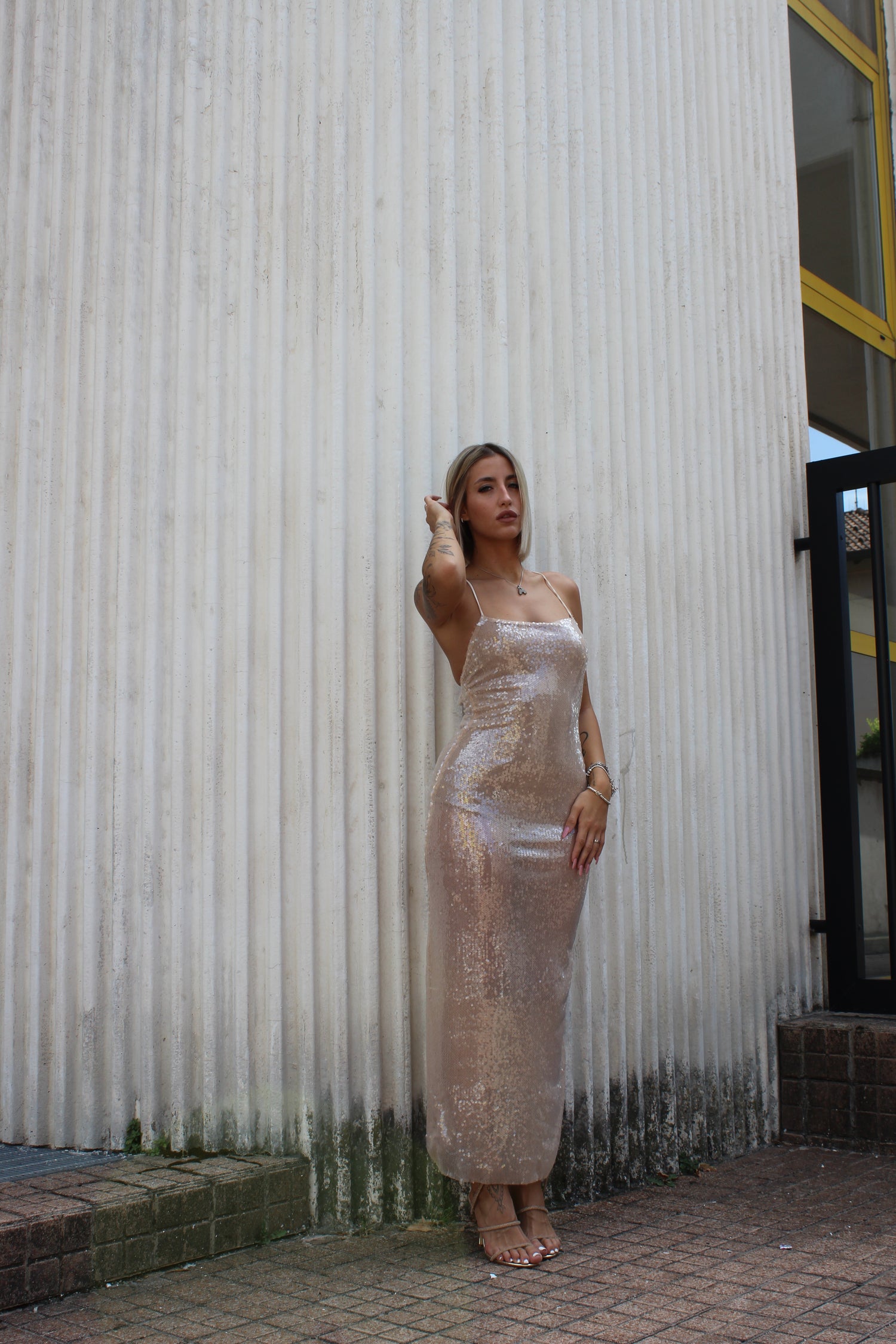 Abito Keyla champagne