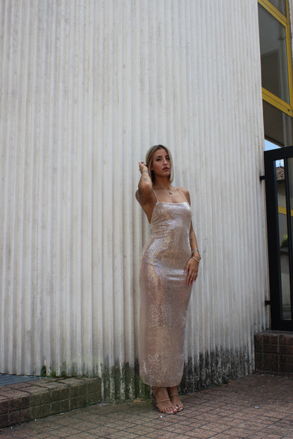 Abito Keyla champagne