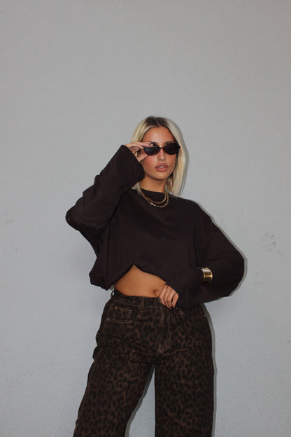 extra longsleeve lumina cioccolato
