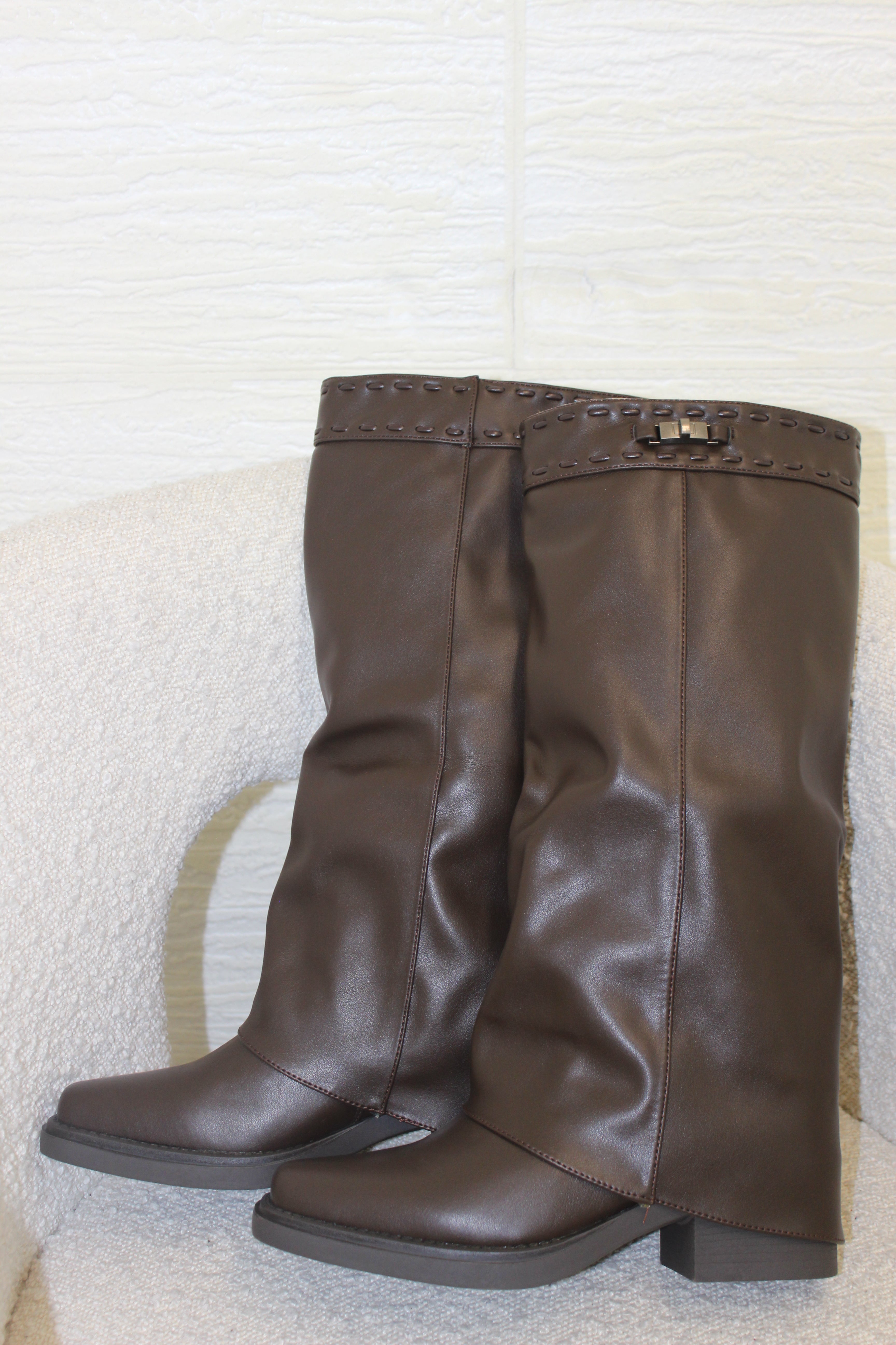 Boots Ecopelle Cioccolato