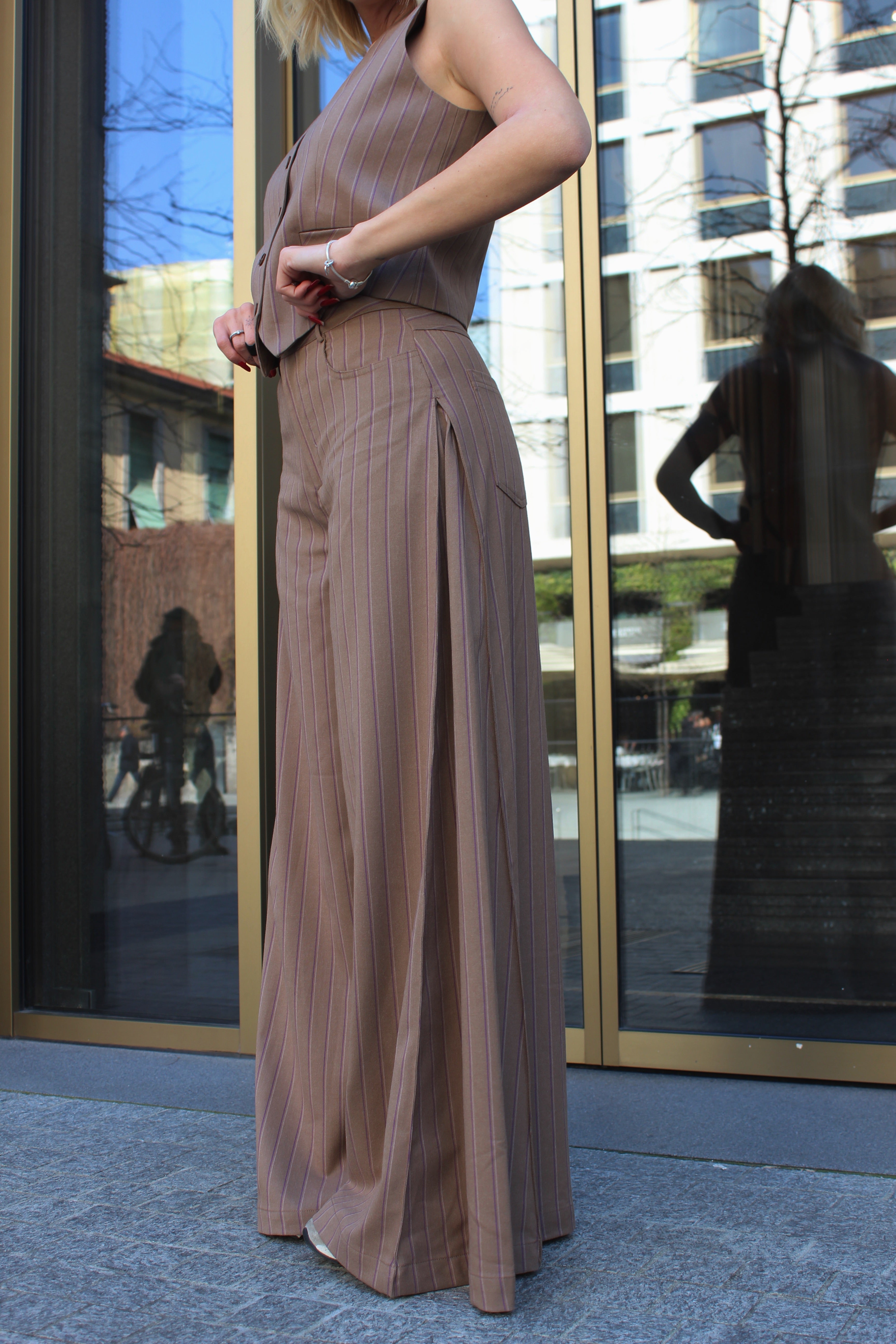 Coordinato Gilet Gessato